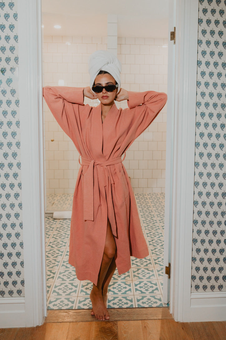 Eva Premium Robe Dusty Pink