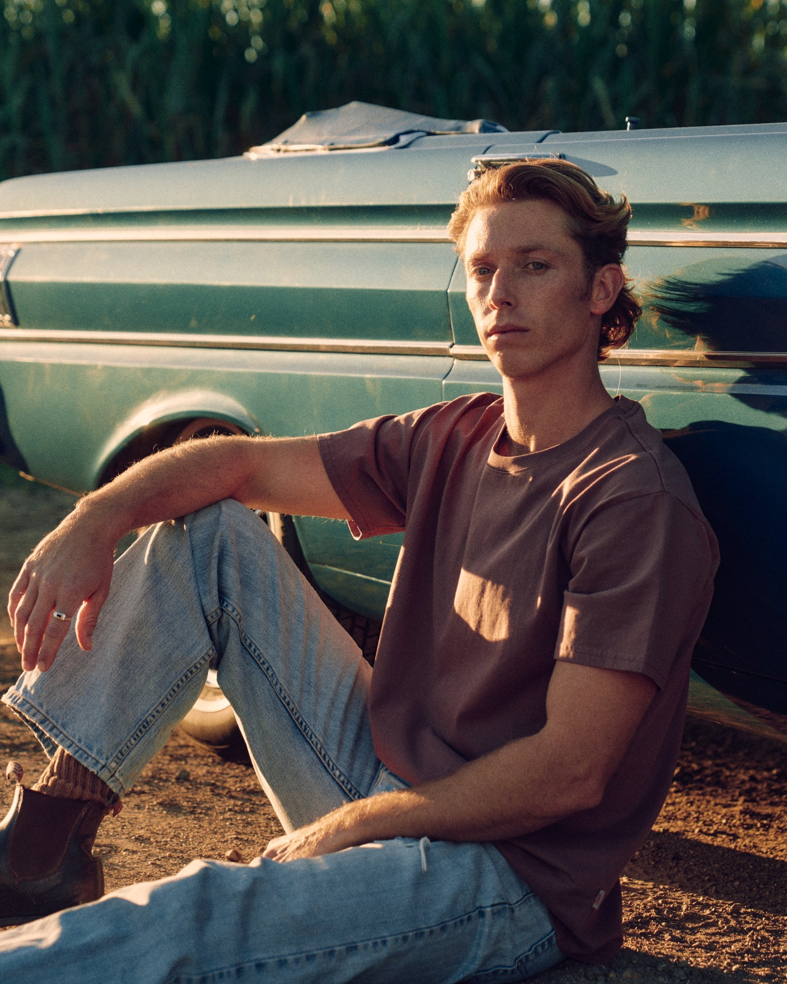 Austin Oversized Tee Espresso Tees The Sauce Basics