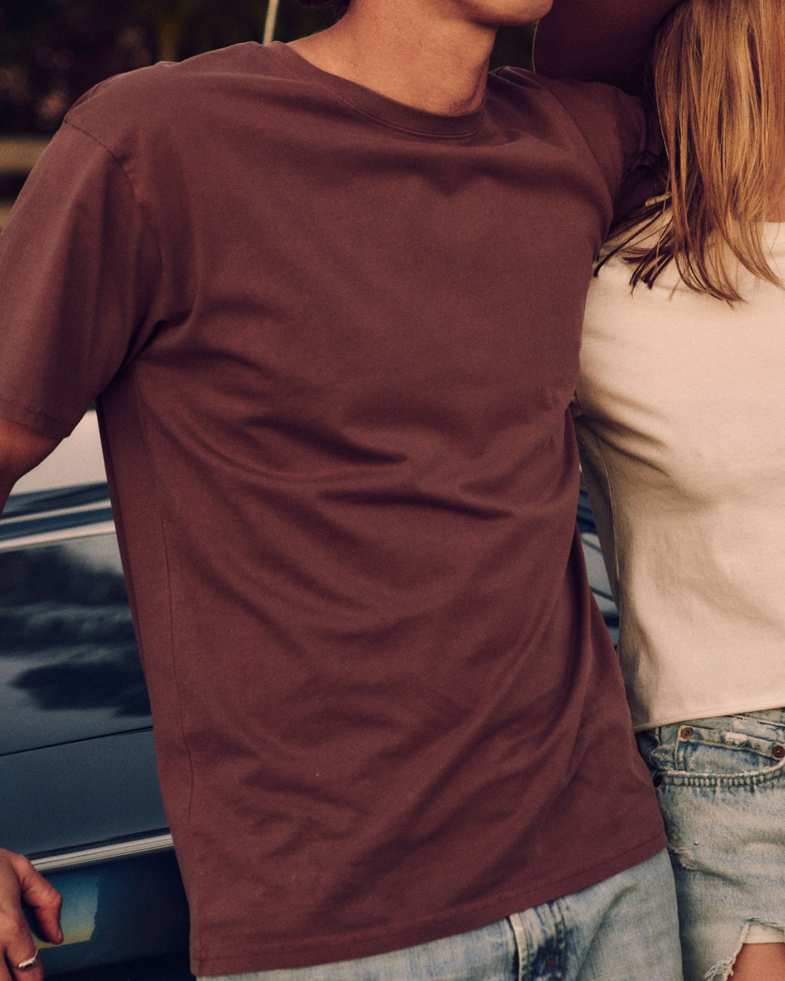 Austin Oversized Tee Espresso Tees The Sauce Basics