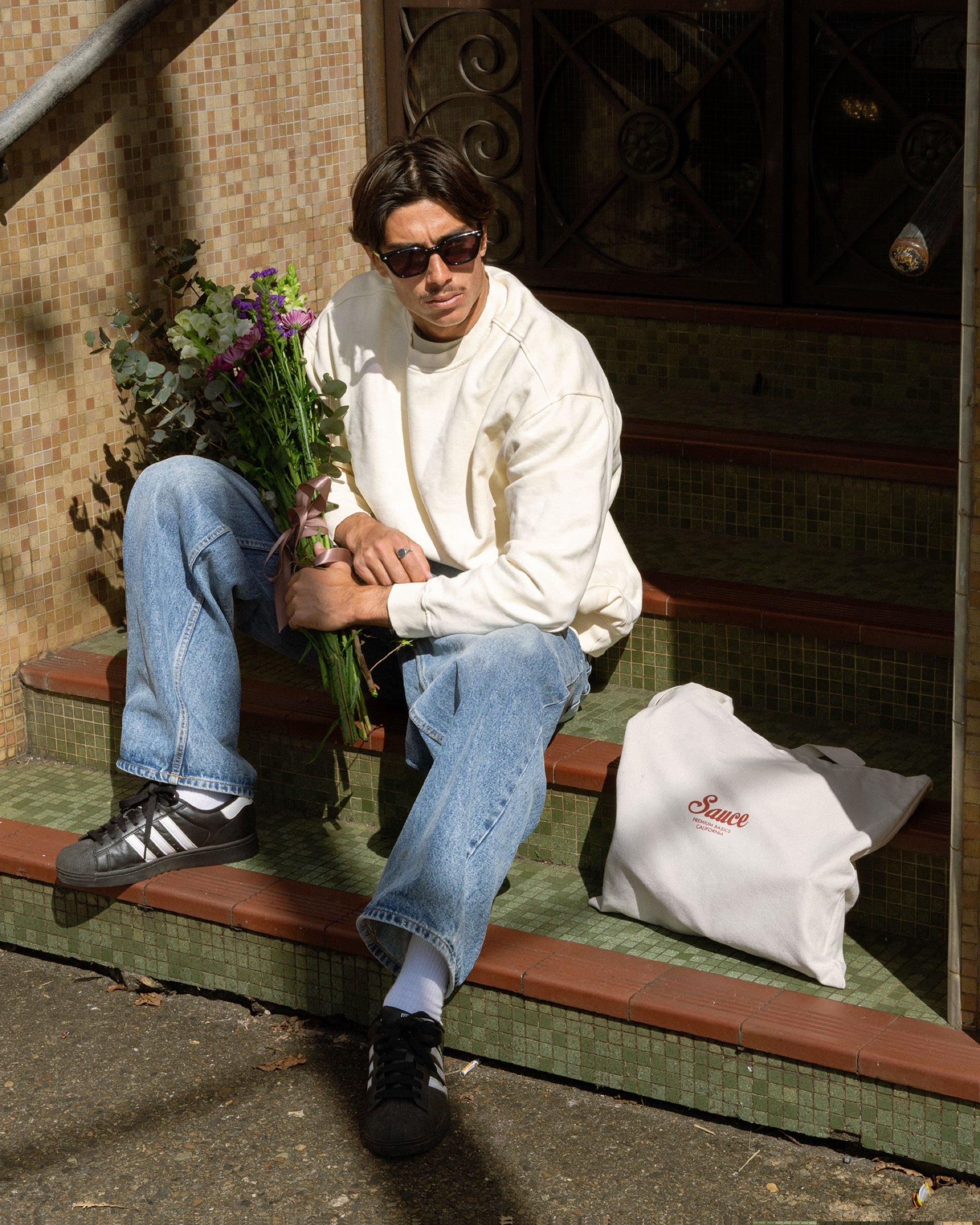 Chilli Unisex Crew Sweater Cream