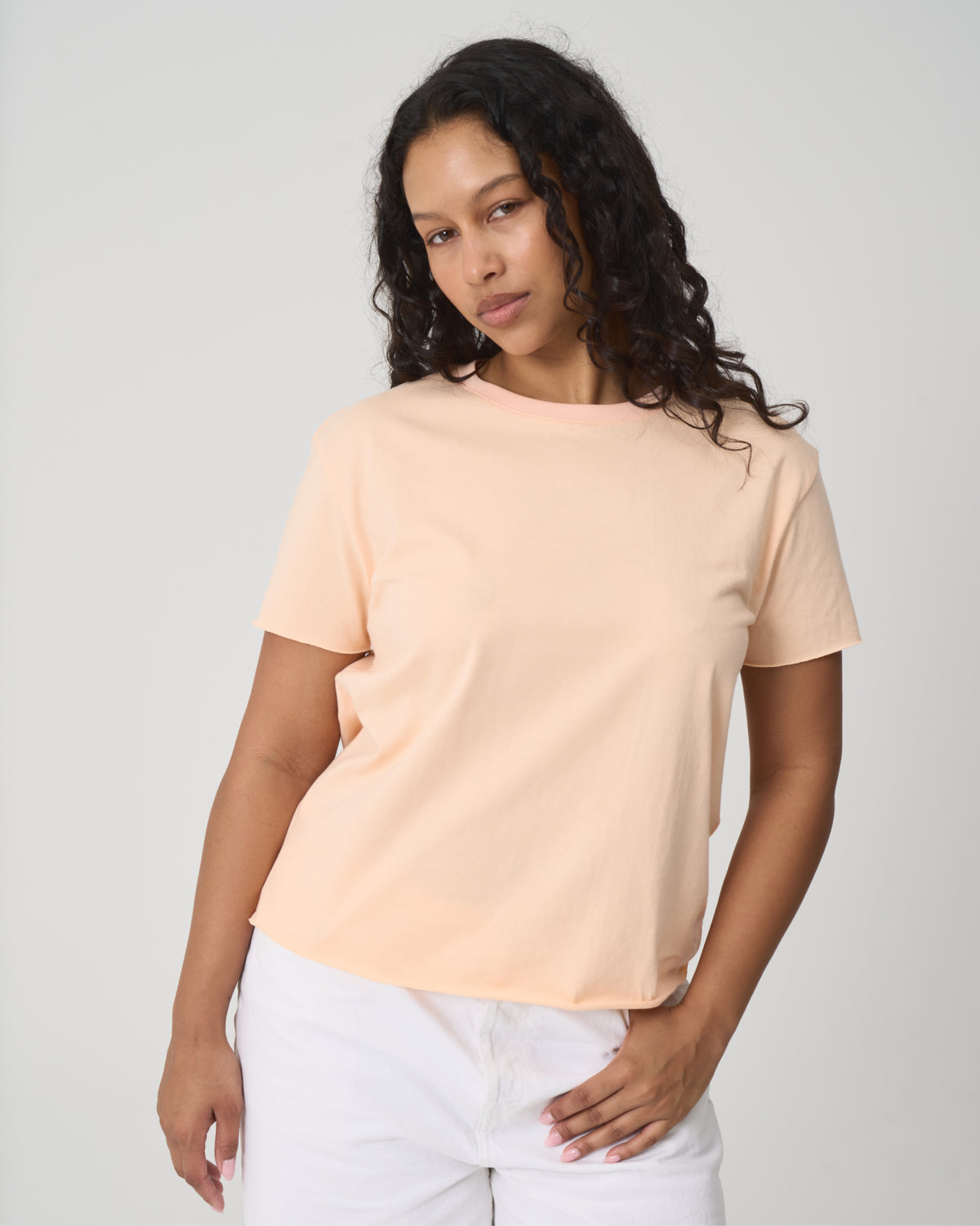 Luisa Womens Tee Peach