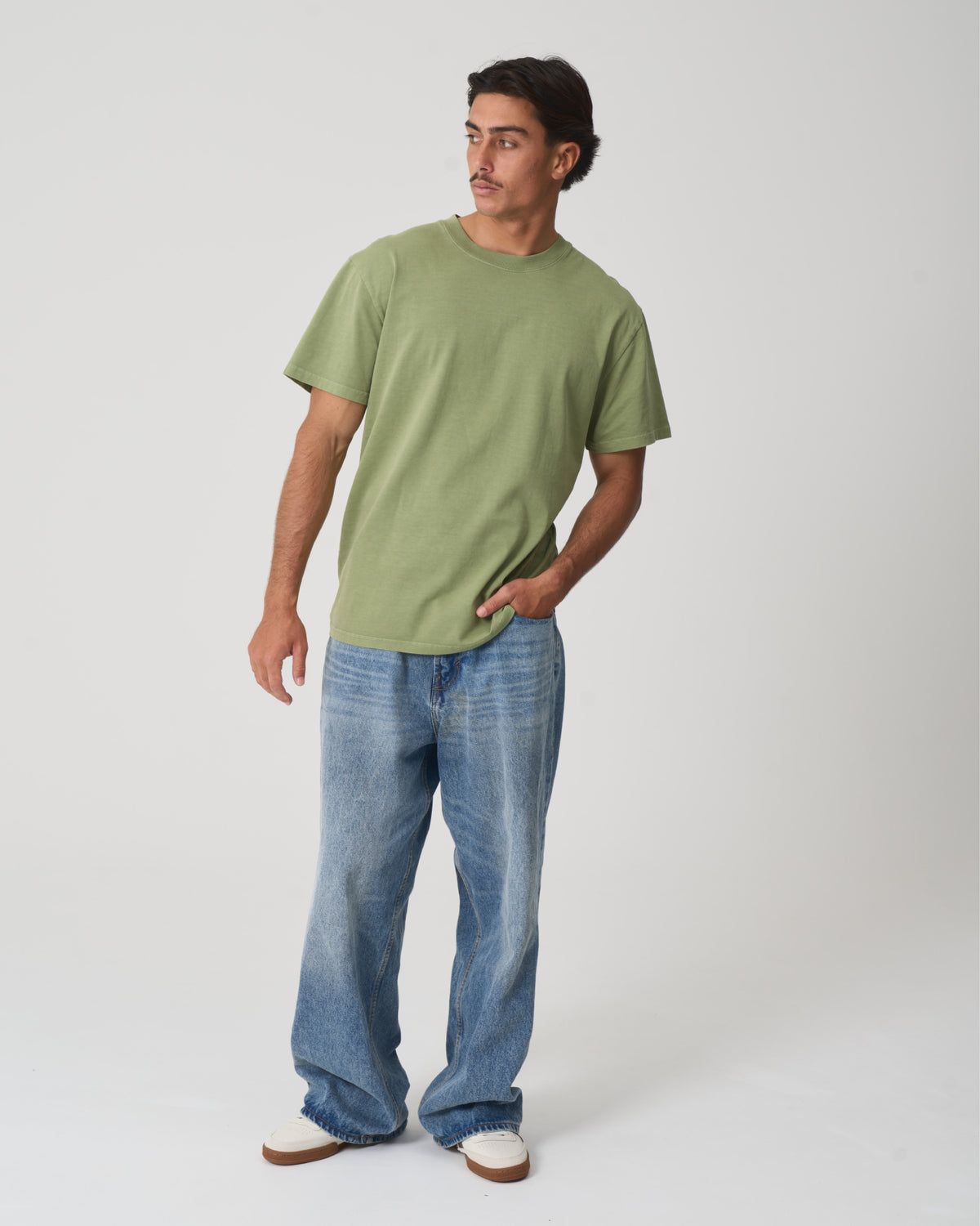 Miami Relaxed Unisex Tee Olive