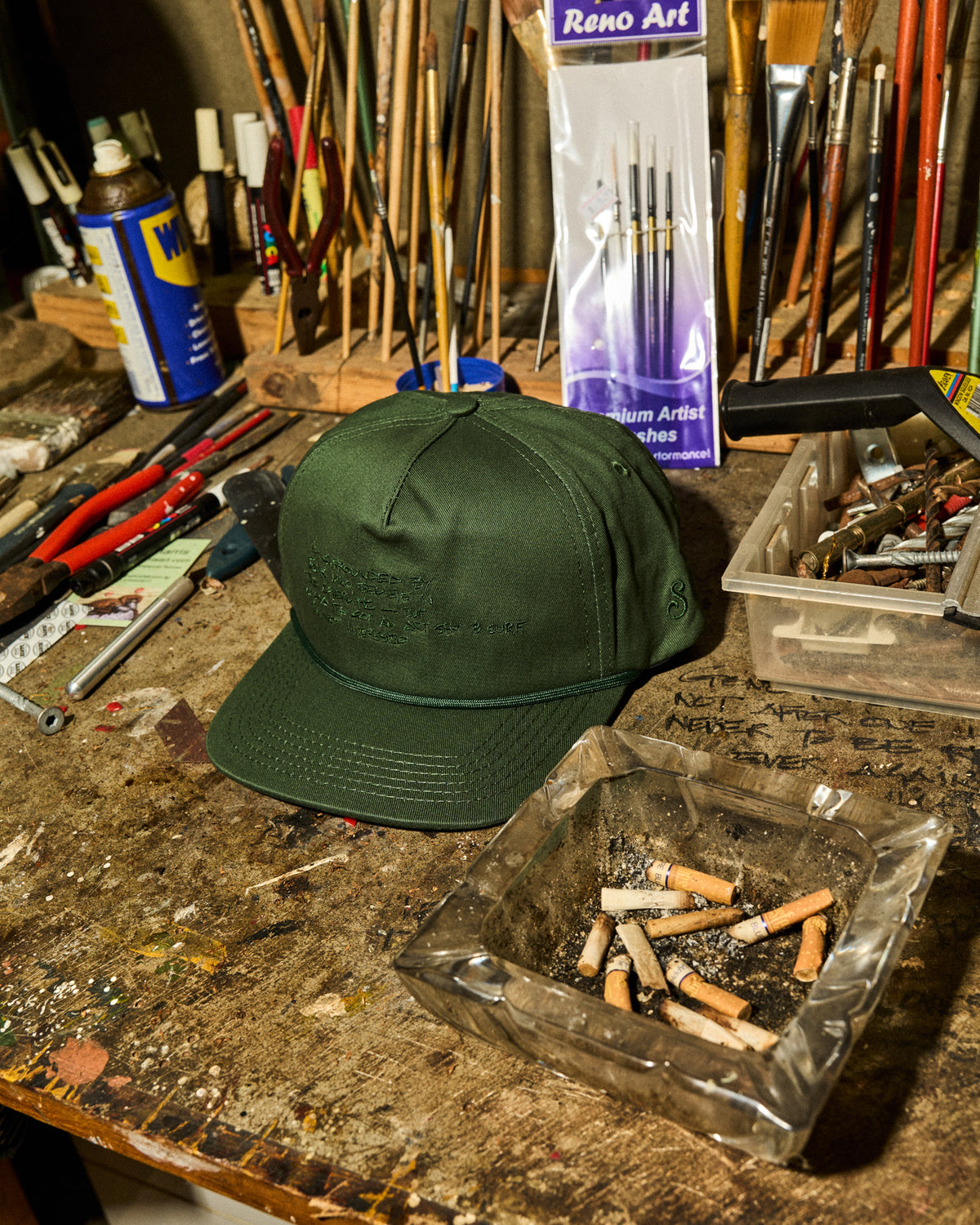Corbin Harris Afterlife Cap Leaf Green