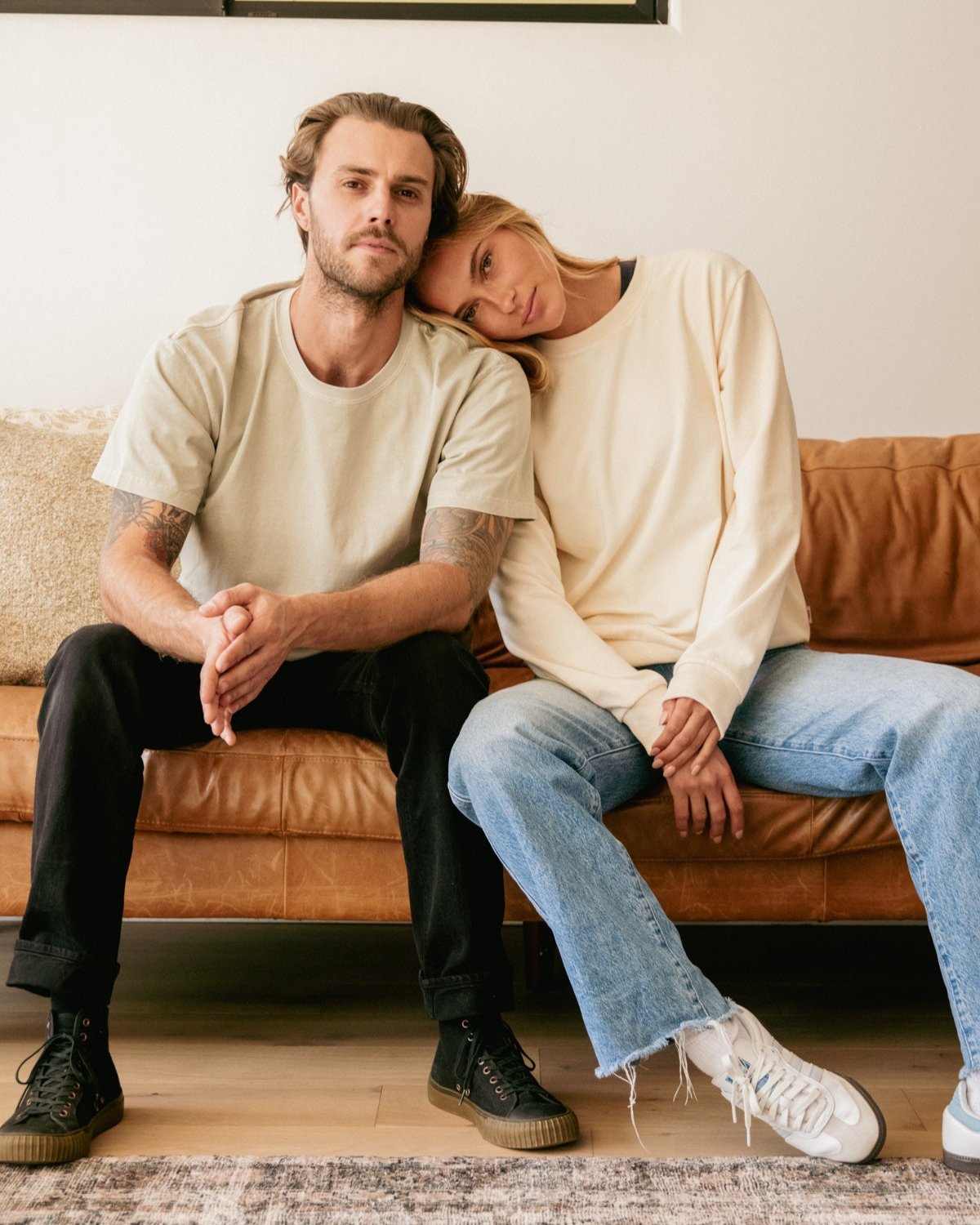 Destination Premium Crew Sweater Bone Crewnecks The Sauce Basics