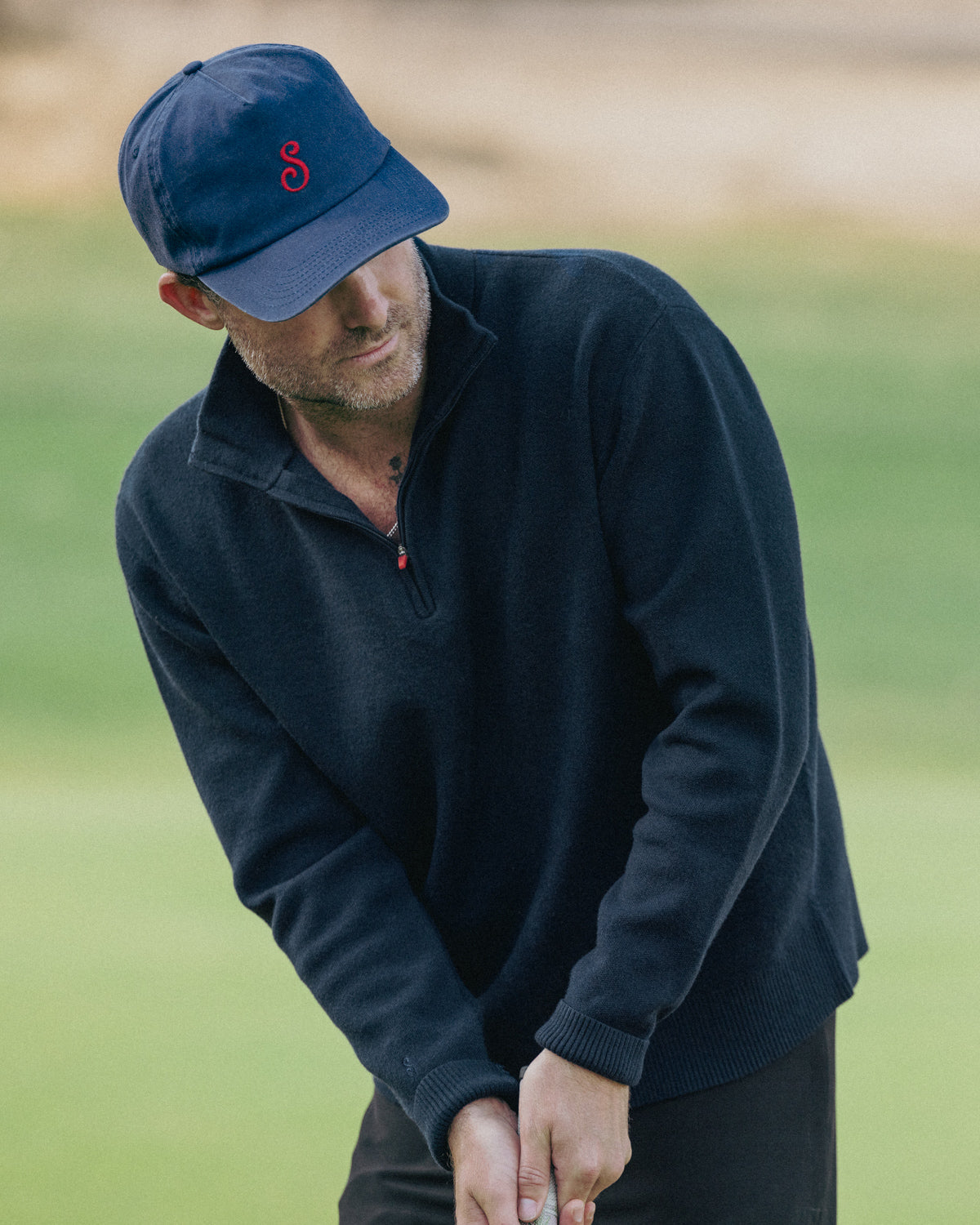 Premium Mens Knit Quarter Zip Sweaters The Sauce Basics