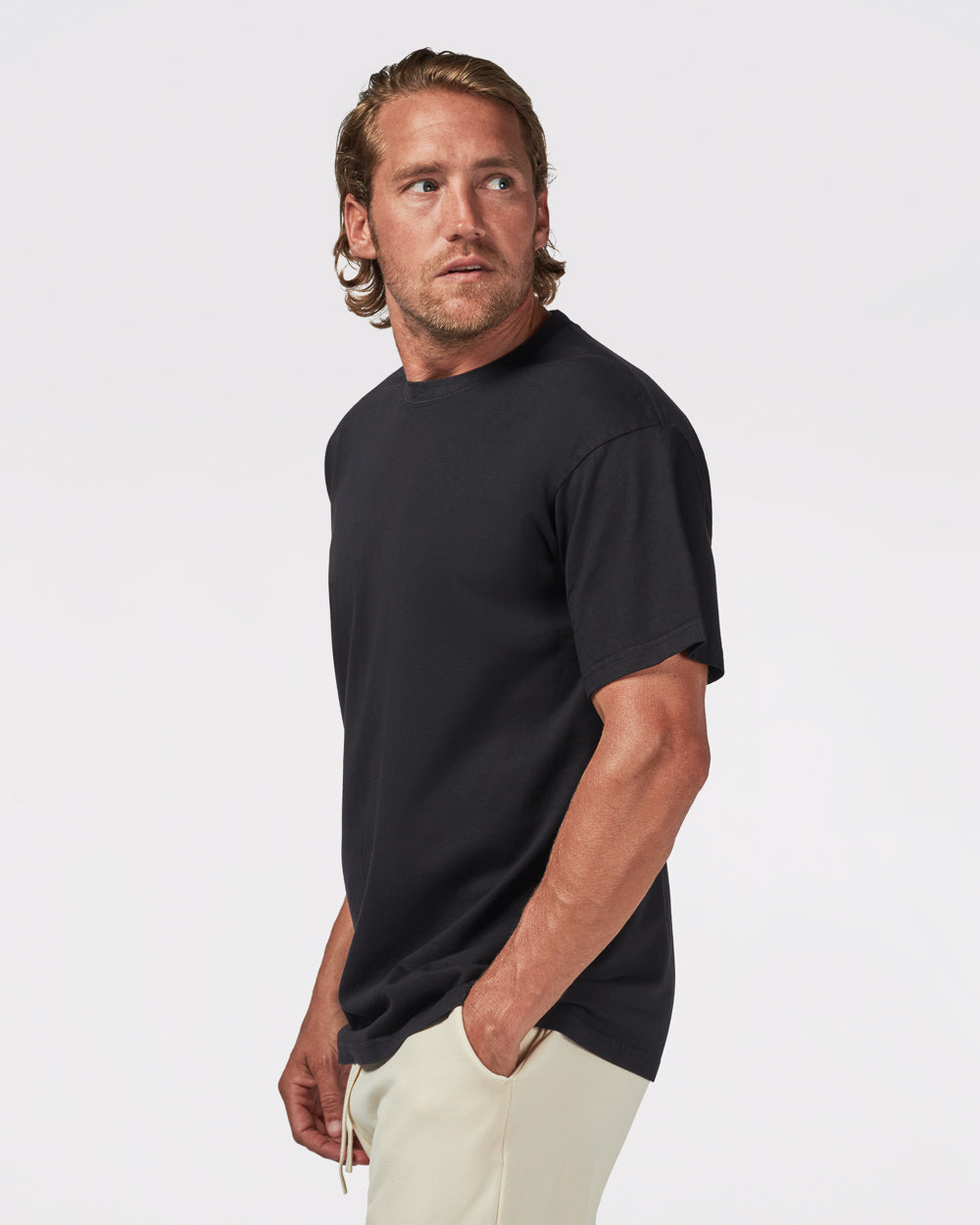 Coastal Tee Black Tees The Sauce Basics