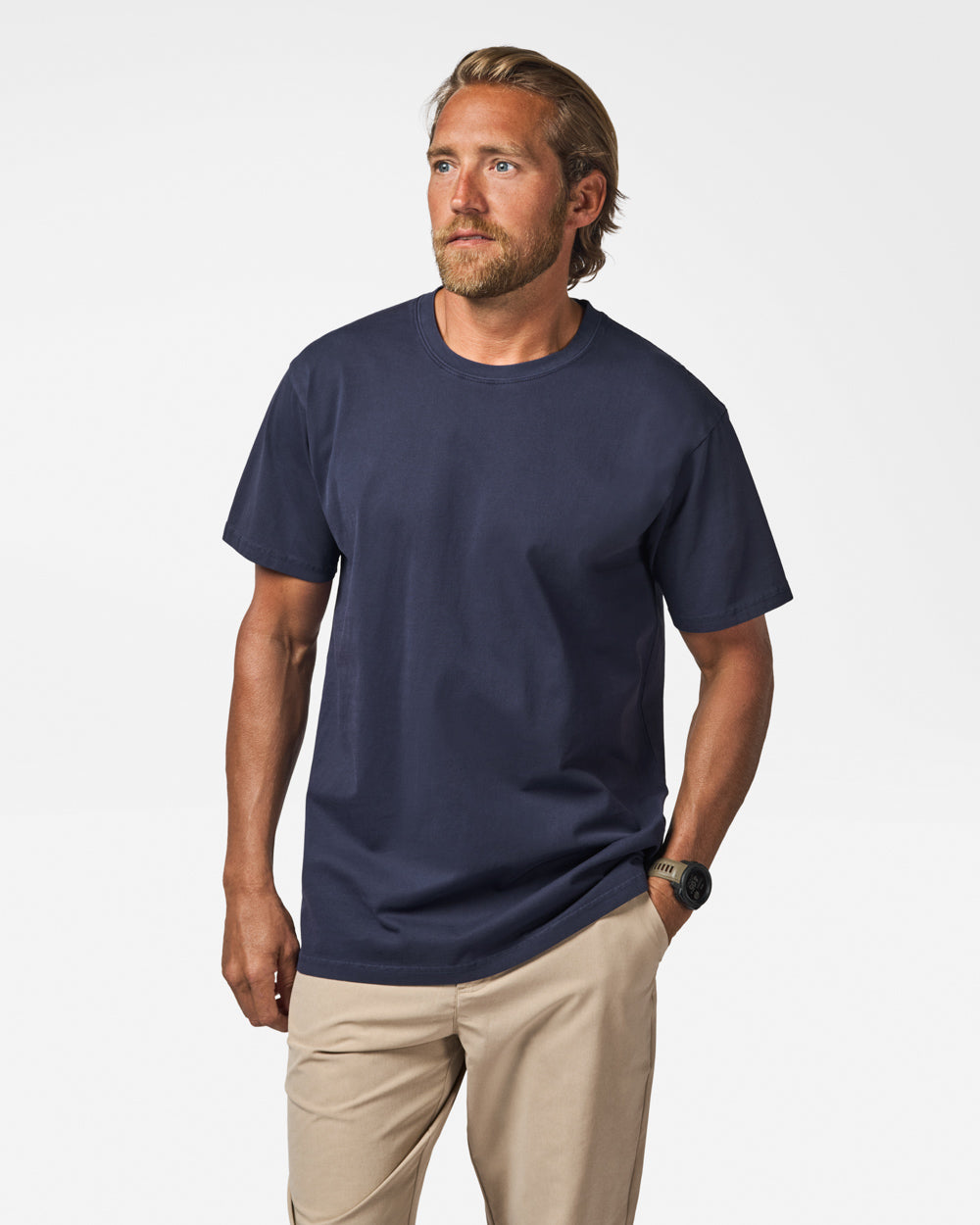 Jackson Premium Tee Navy Tees The Sauce Basics