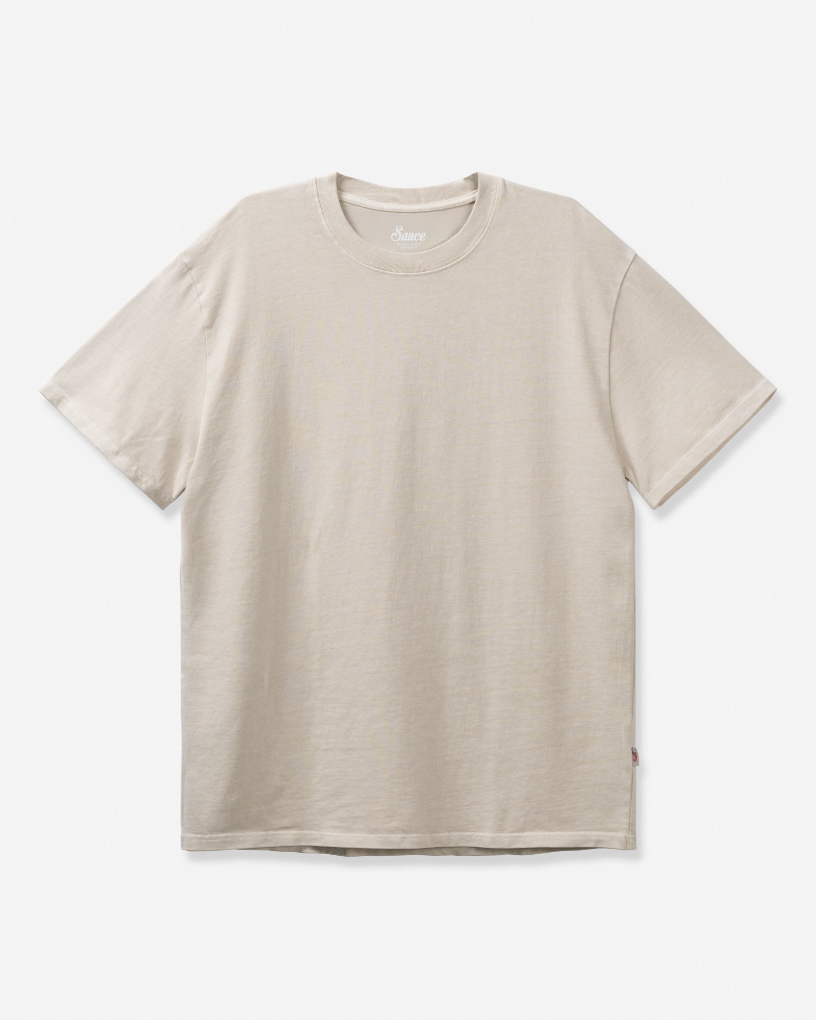 Austin Oversized Tee Ecru Tees The Sauce Basics