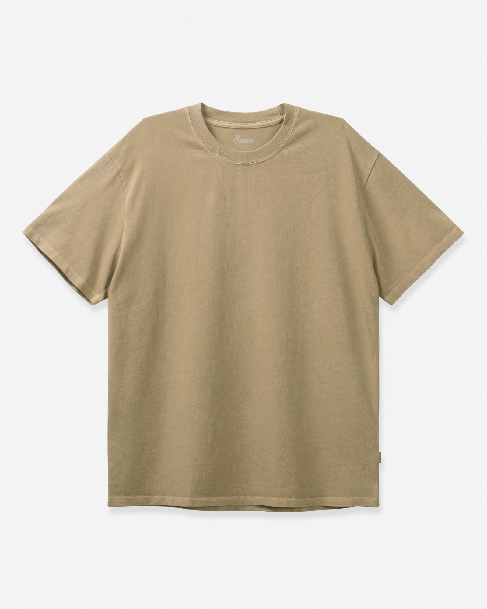 Austin Oversized Tee Sand Tees The Sauce Basics