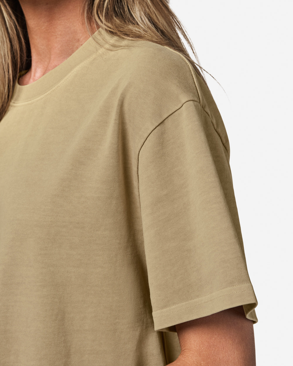 Austin Oversized Tee Sand Tees The Sauce Basics