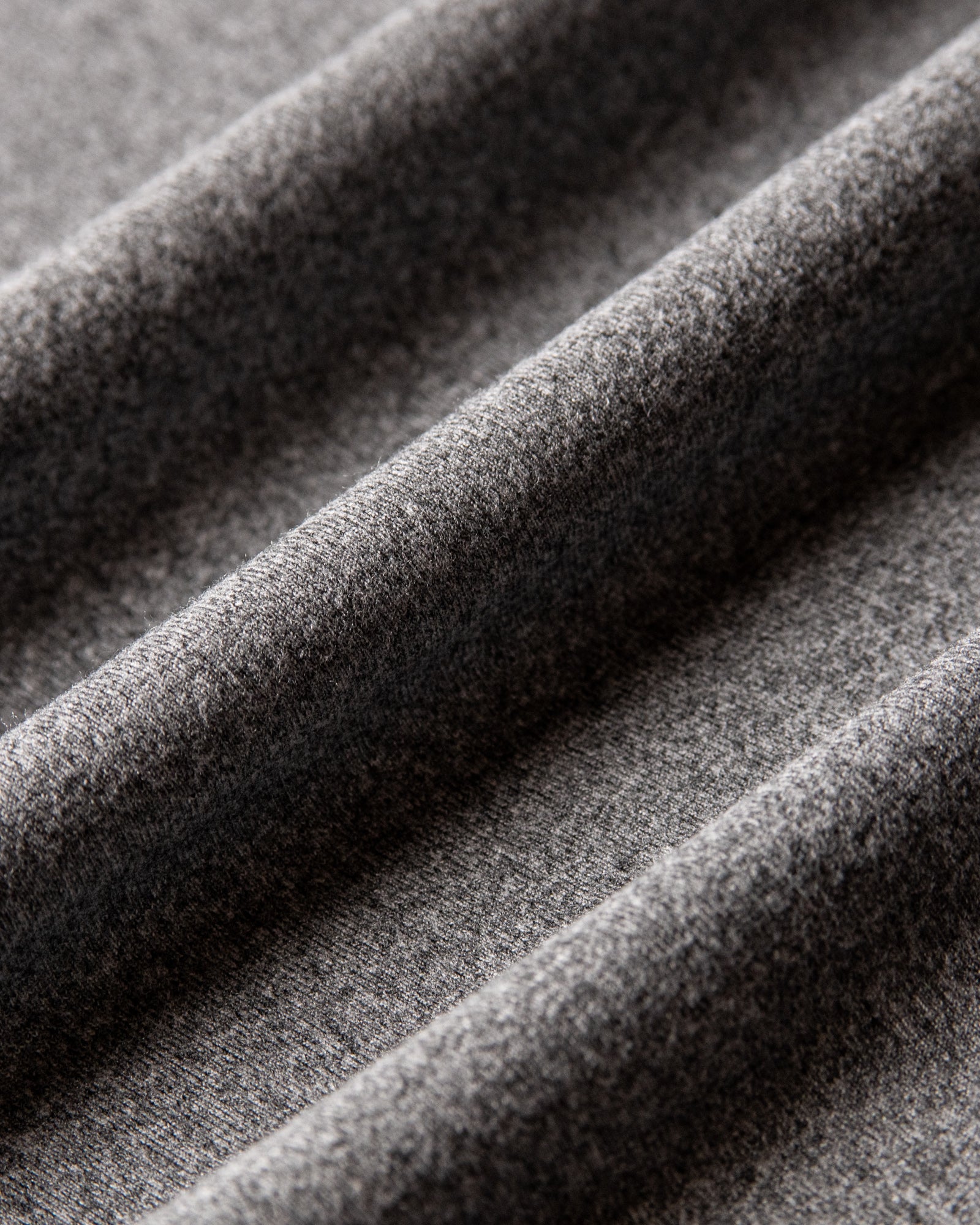 LuxeLoom LS Quarter Zip Heather Grey Sweaters The Sauce Basics