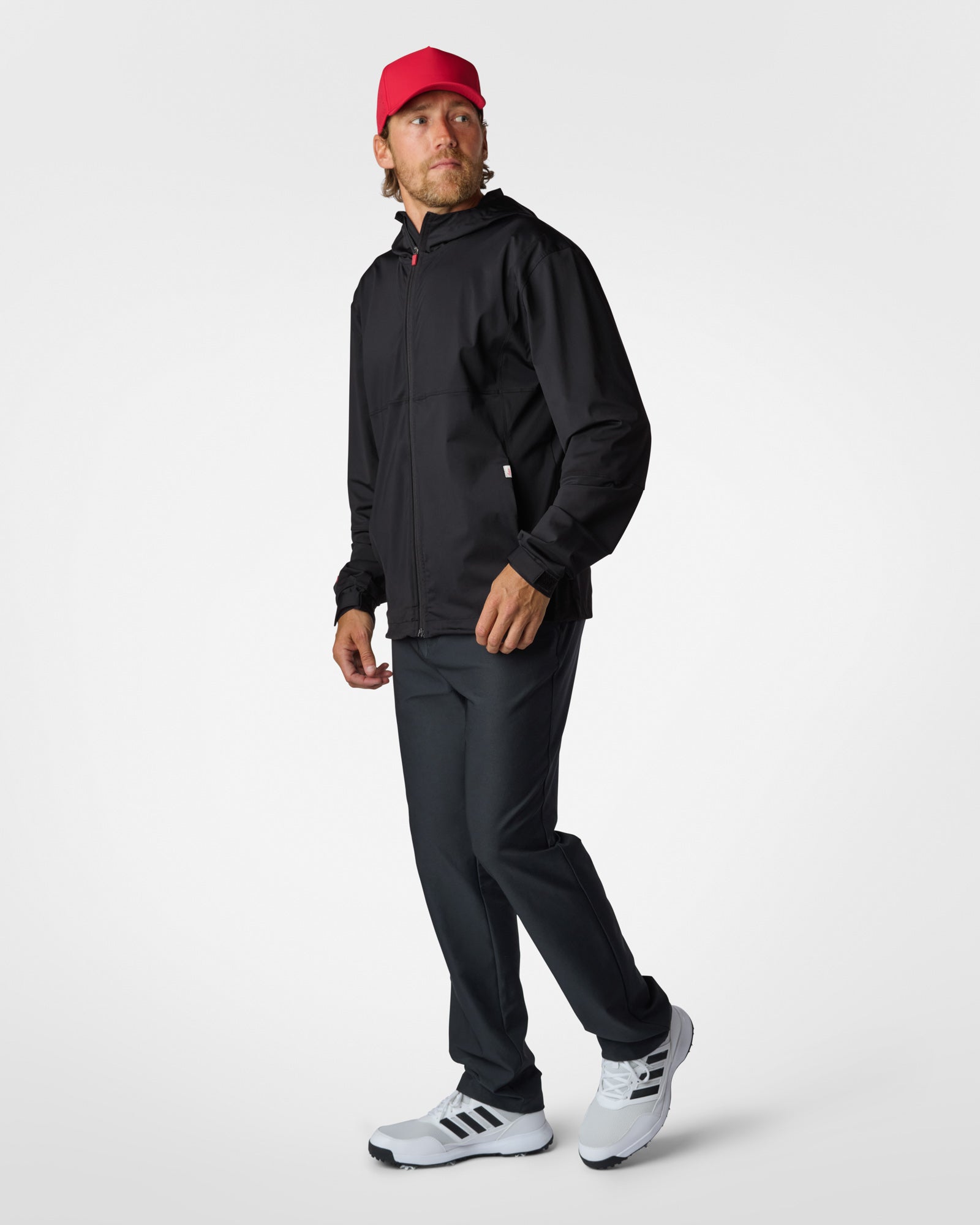 Lightweight Performance Windbreaker Black Windbreakers The Sauce Basics