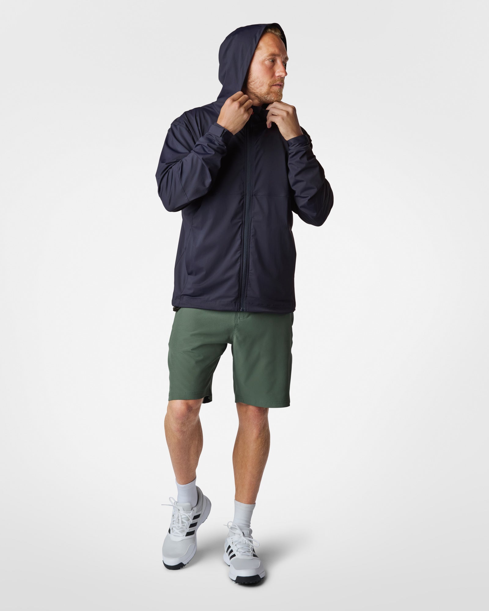 Lightweight Performance Windbreaker Navy Windbreakers The Sauce Basics