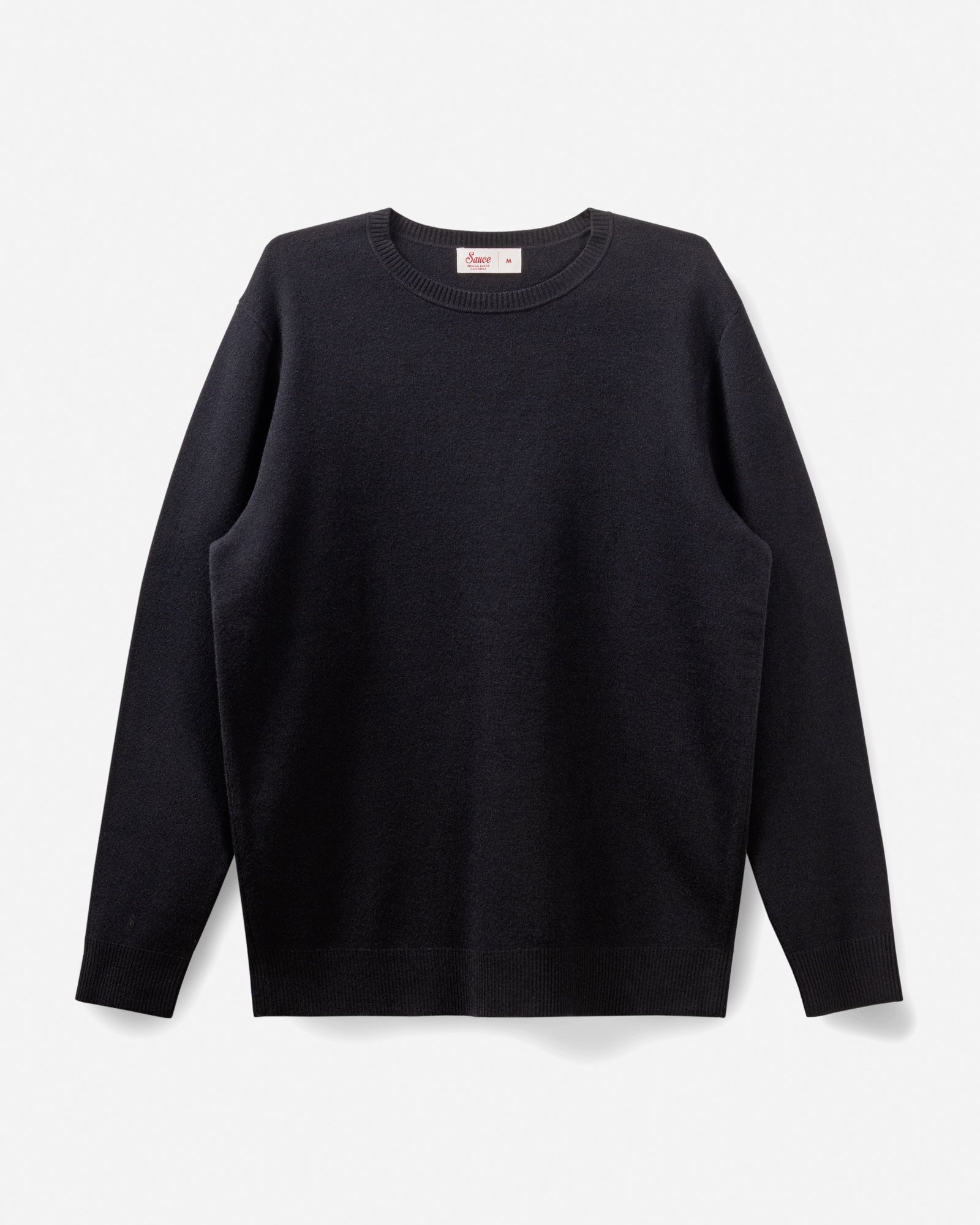 Links Premium Knit Pullover Black Sweaters The Sauce Basics