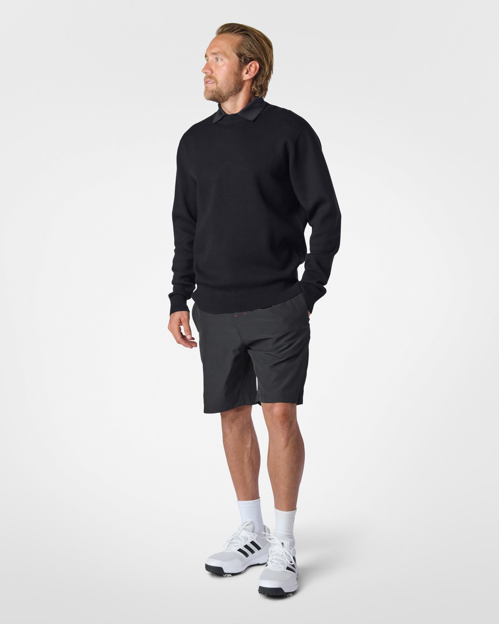 Links Premium Knit Pullover Black Sweaters The Sauce Basics