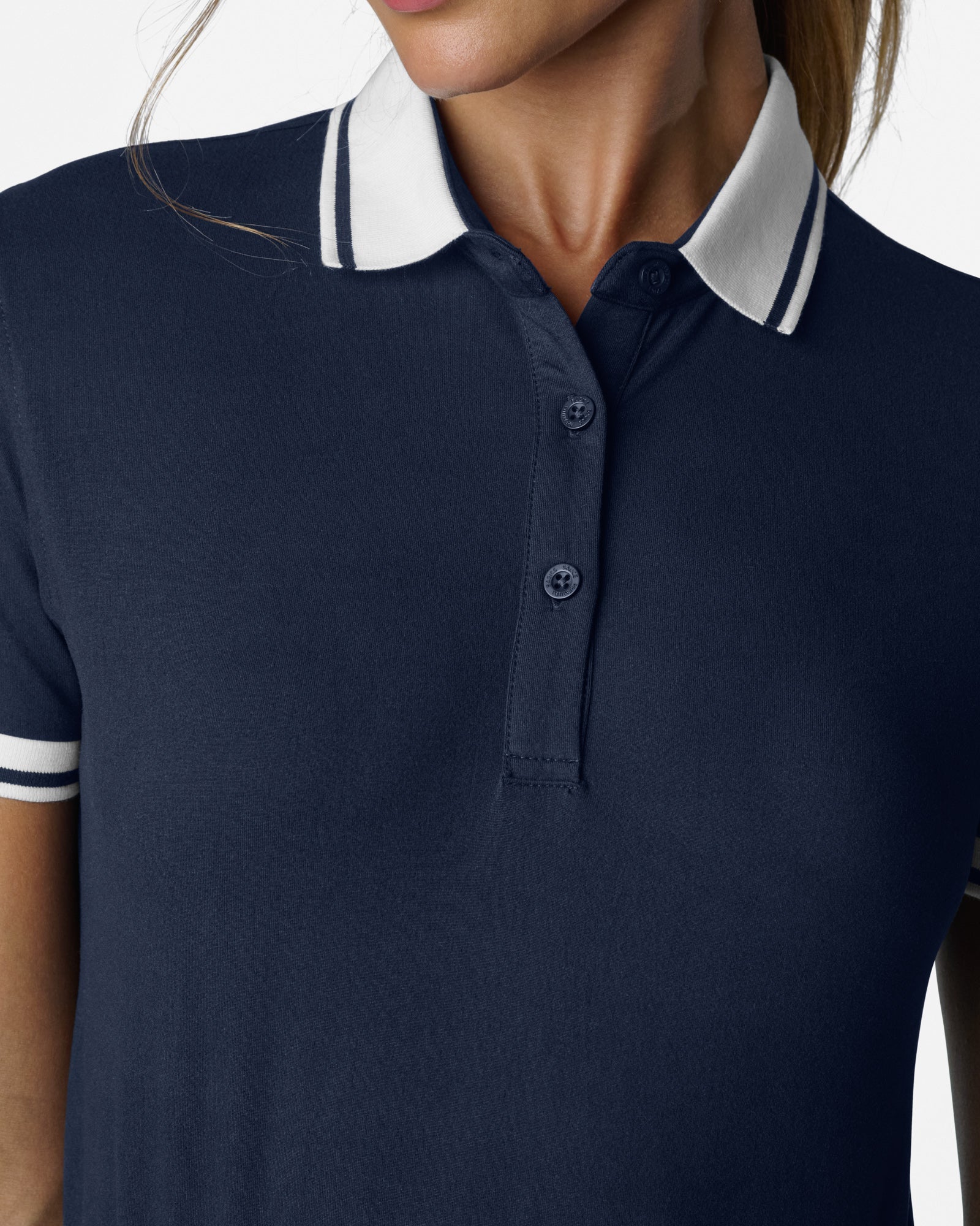 Womens Performance Polo Navy Polos The Sauce Basics