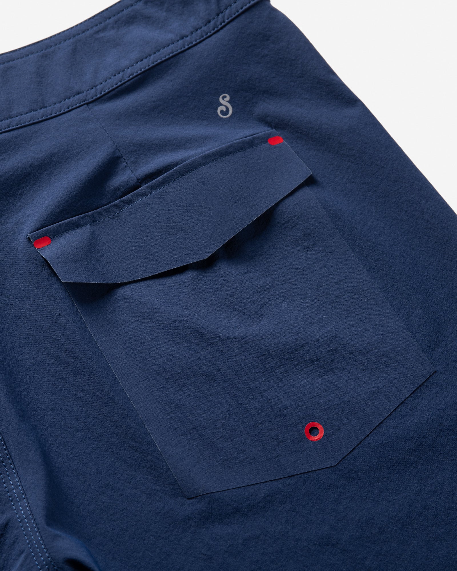 Shore Premium Surf Trunk Navy Trunks The Sauce Basics