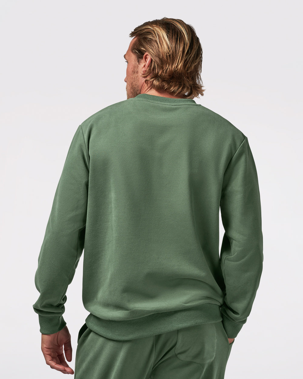 Destination Premium Crew Sweater Leaf Green Crewnecks The Sauce Basics