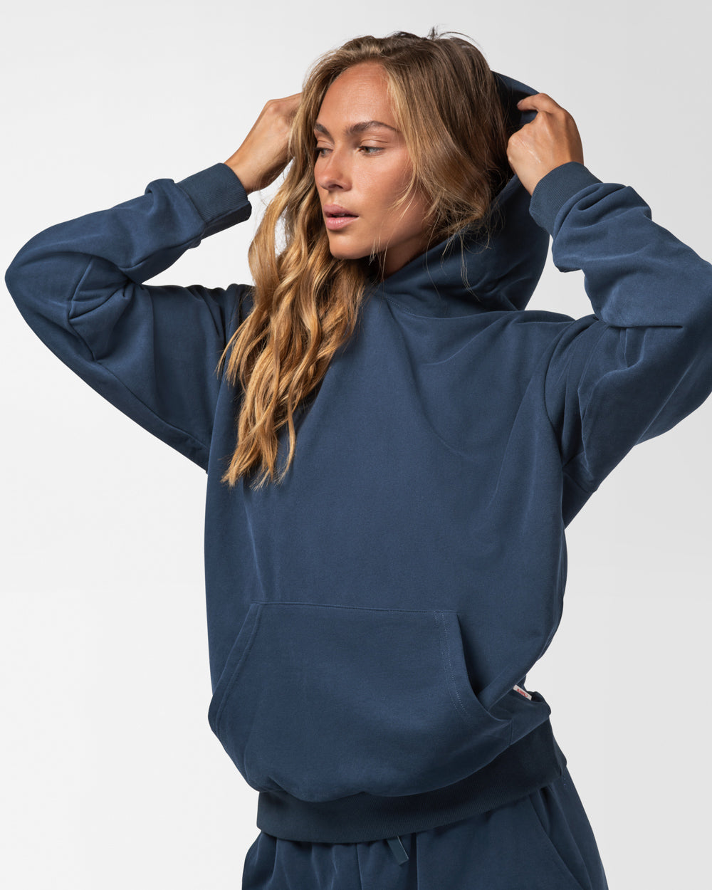 Traveler Premium Hoodie Navy Hoodies The Sauce Basics