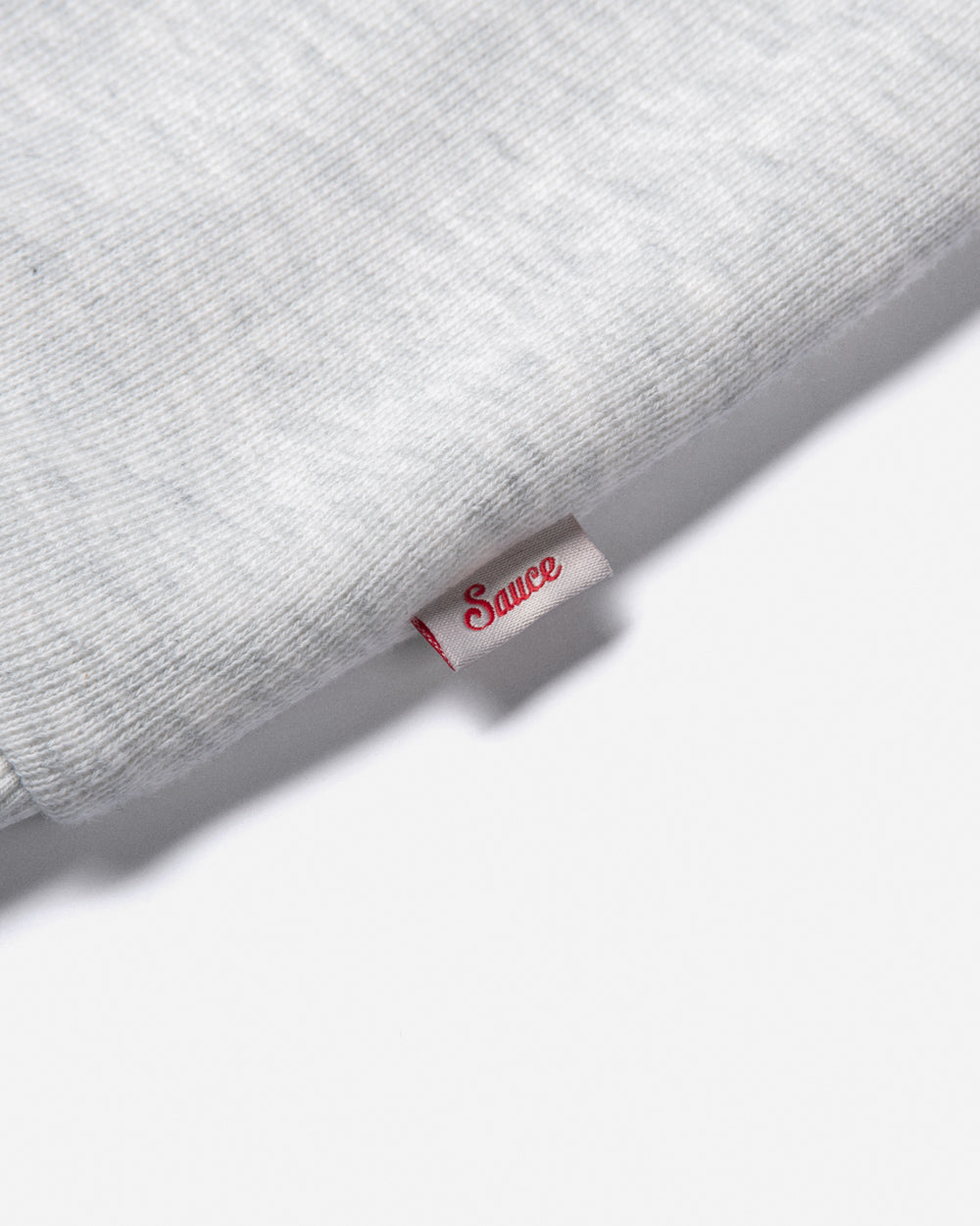 Aspen Heavy Crew Sweater White Heather Crewnecks The Sauce Basics