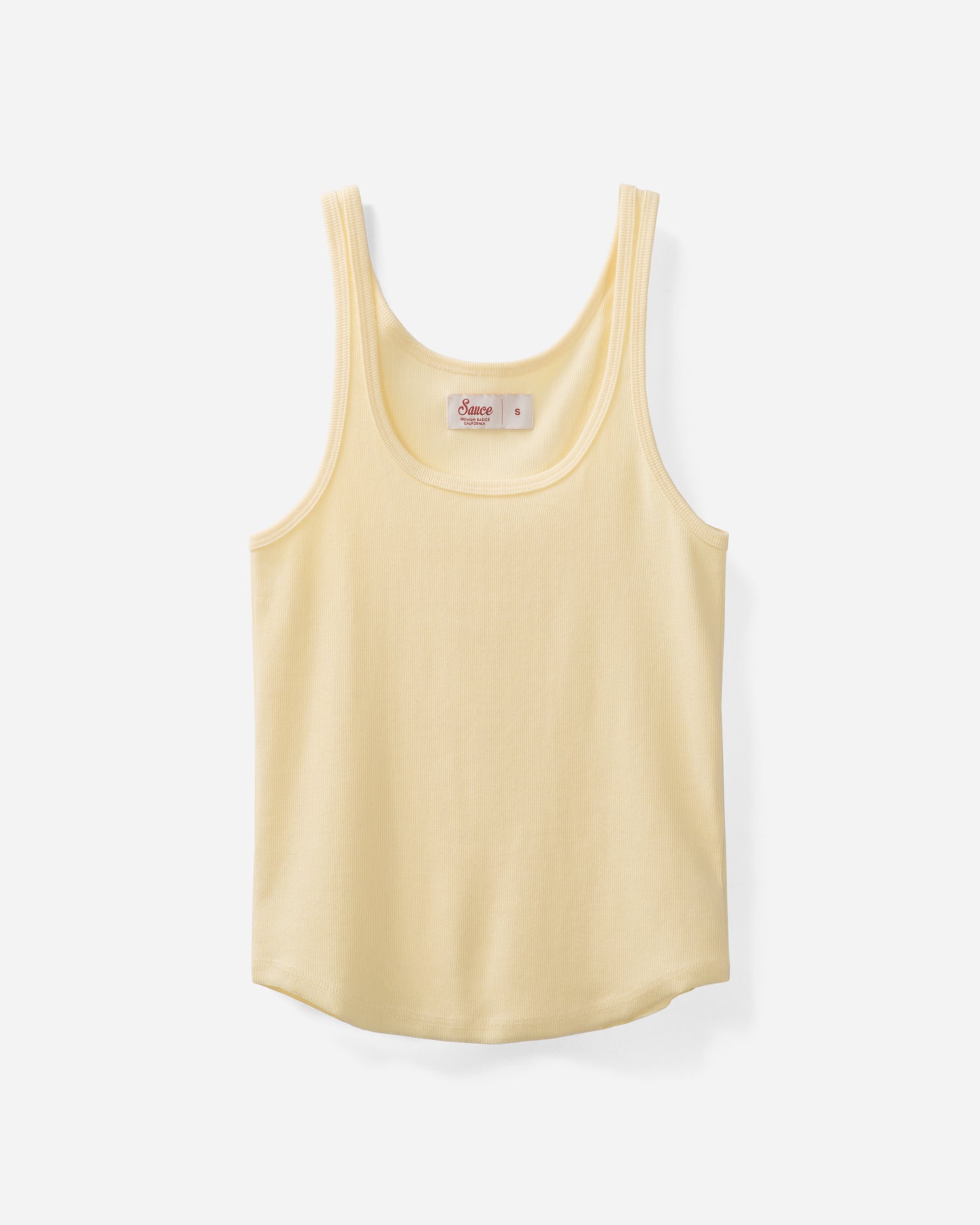 Lucy Scoop Tank Lemon
