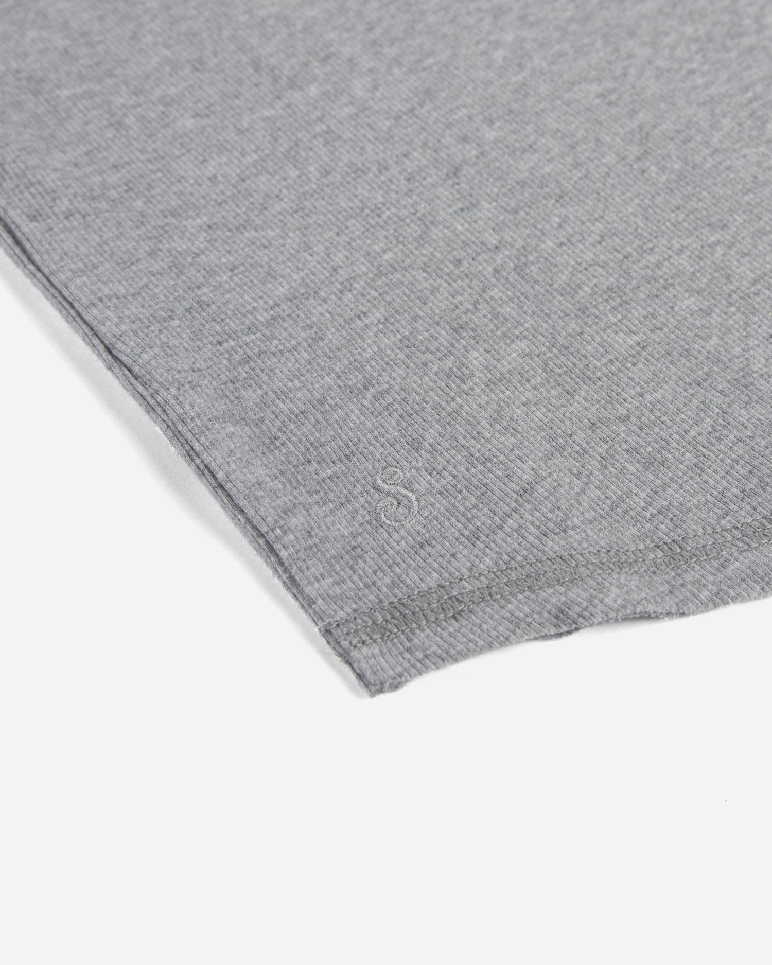 Gray fabric texture on a white background
