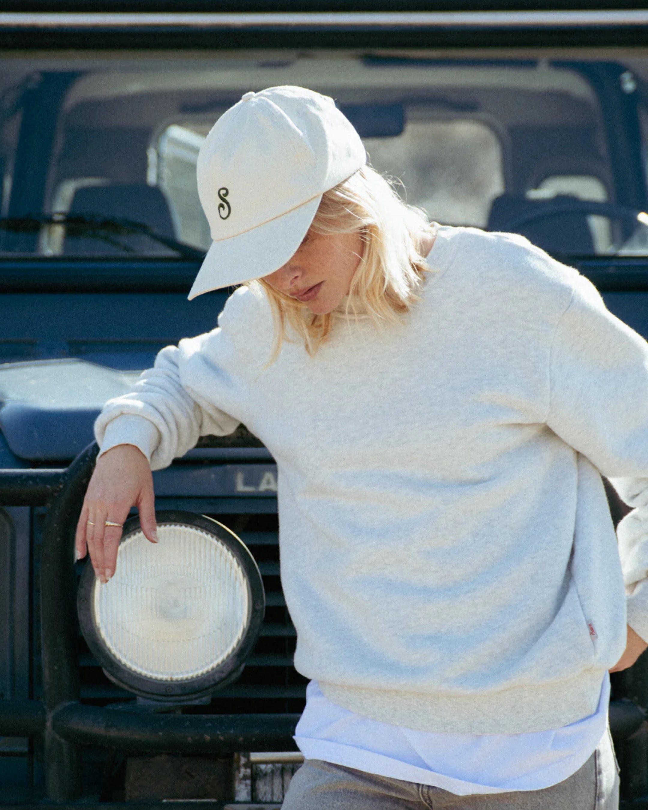 S Logo 5 Panel Cap Khaki