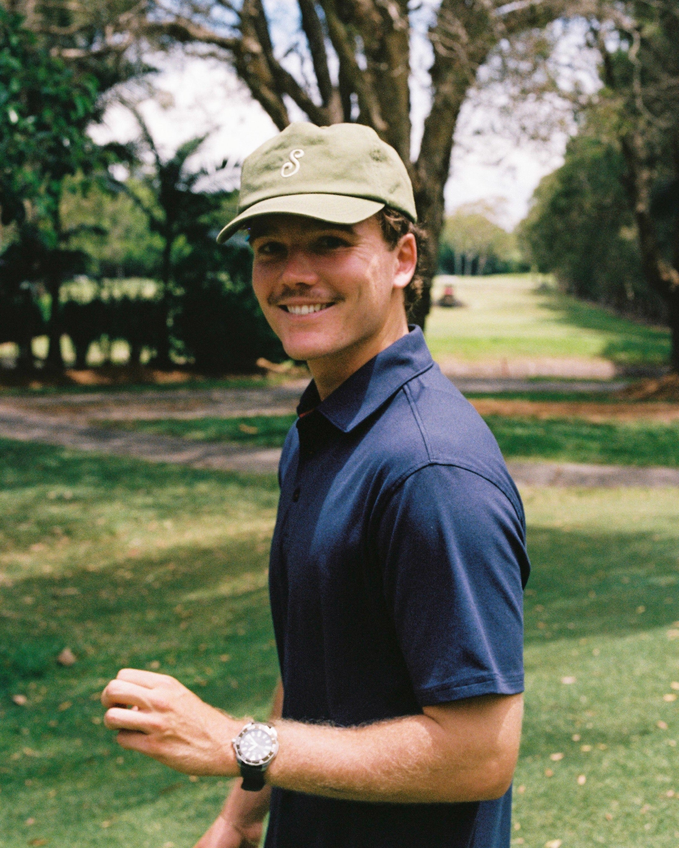 Luxeloom Performance Polo Navy