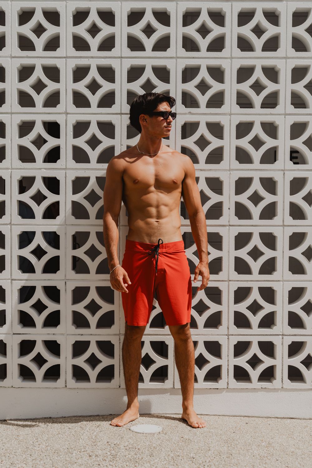 Premium Surf Trunk Red