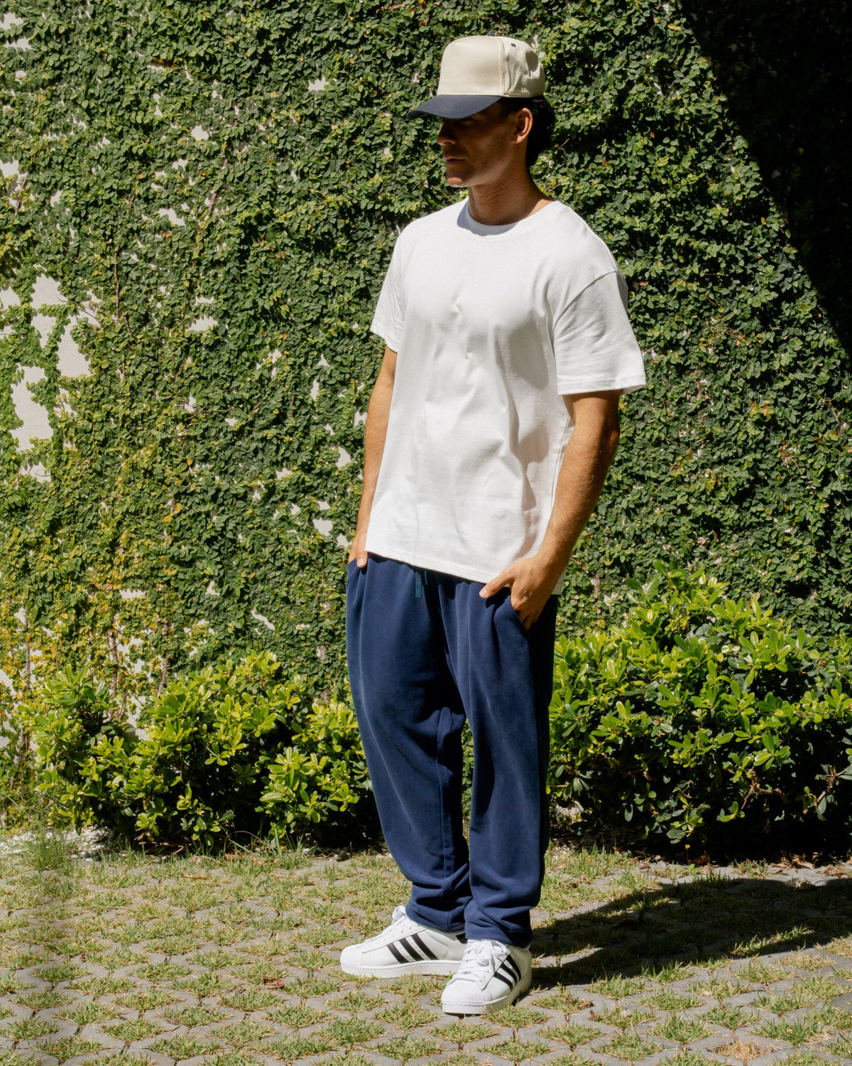 Austin Oversized Unisex Tee White