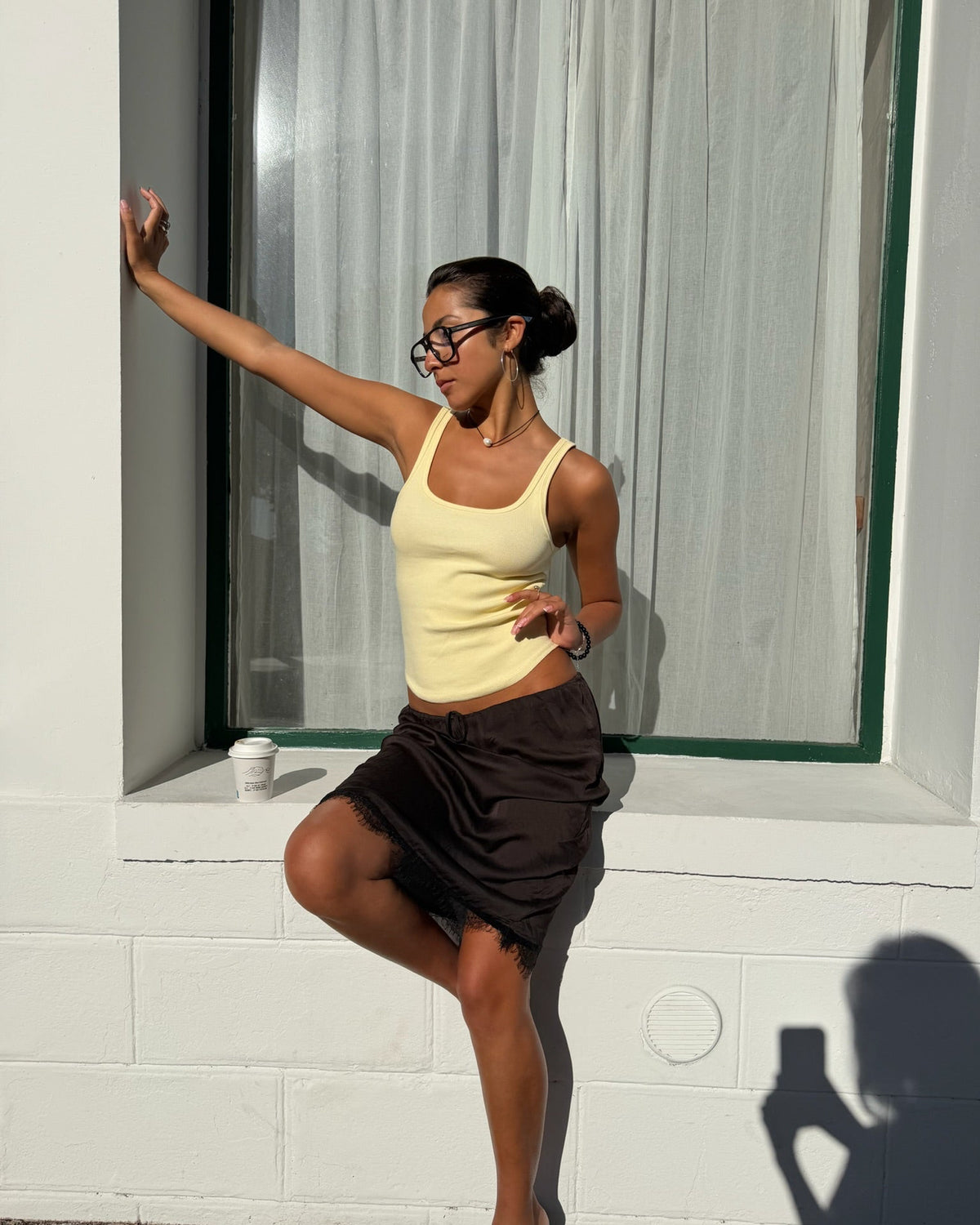 Lucy Scoop Tank Lemon