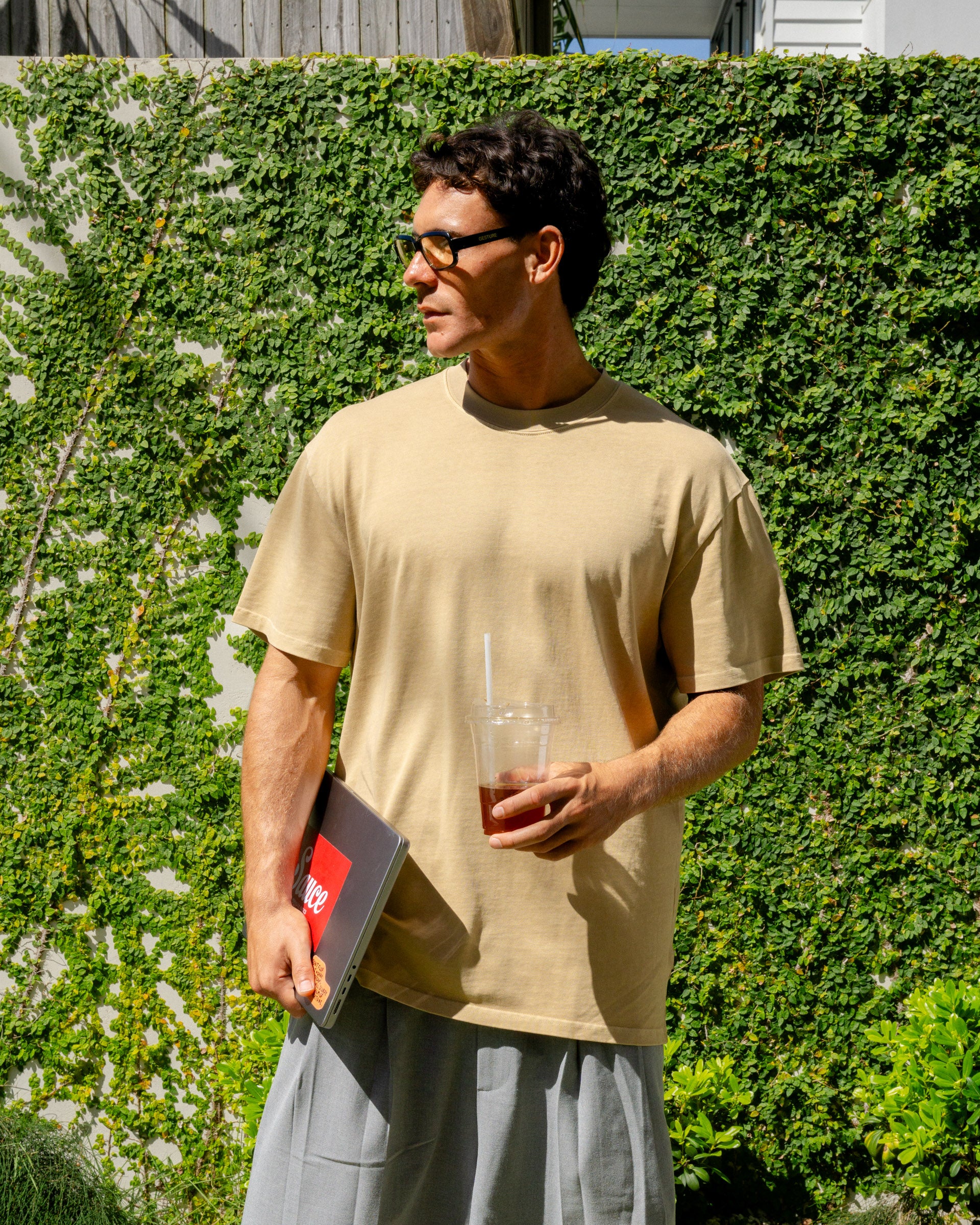 Austin Oversized Tee Sand