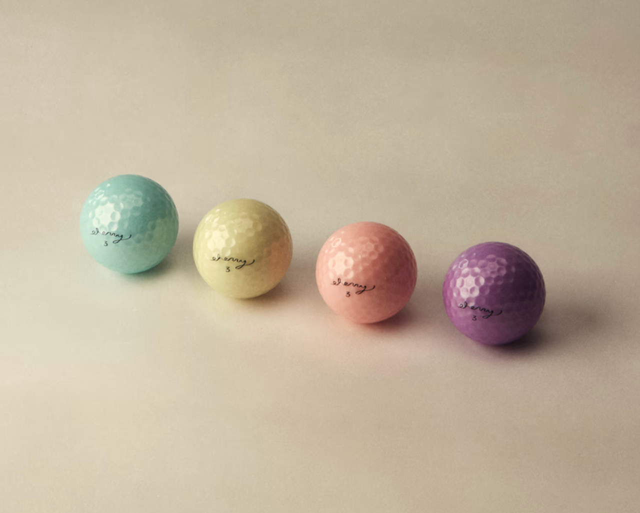 Cherry Pastels Golf Ball Set