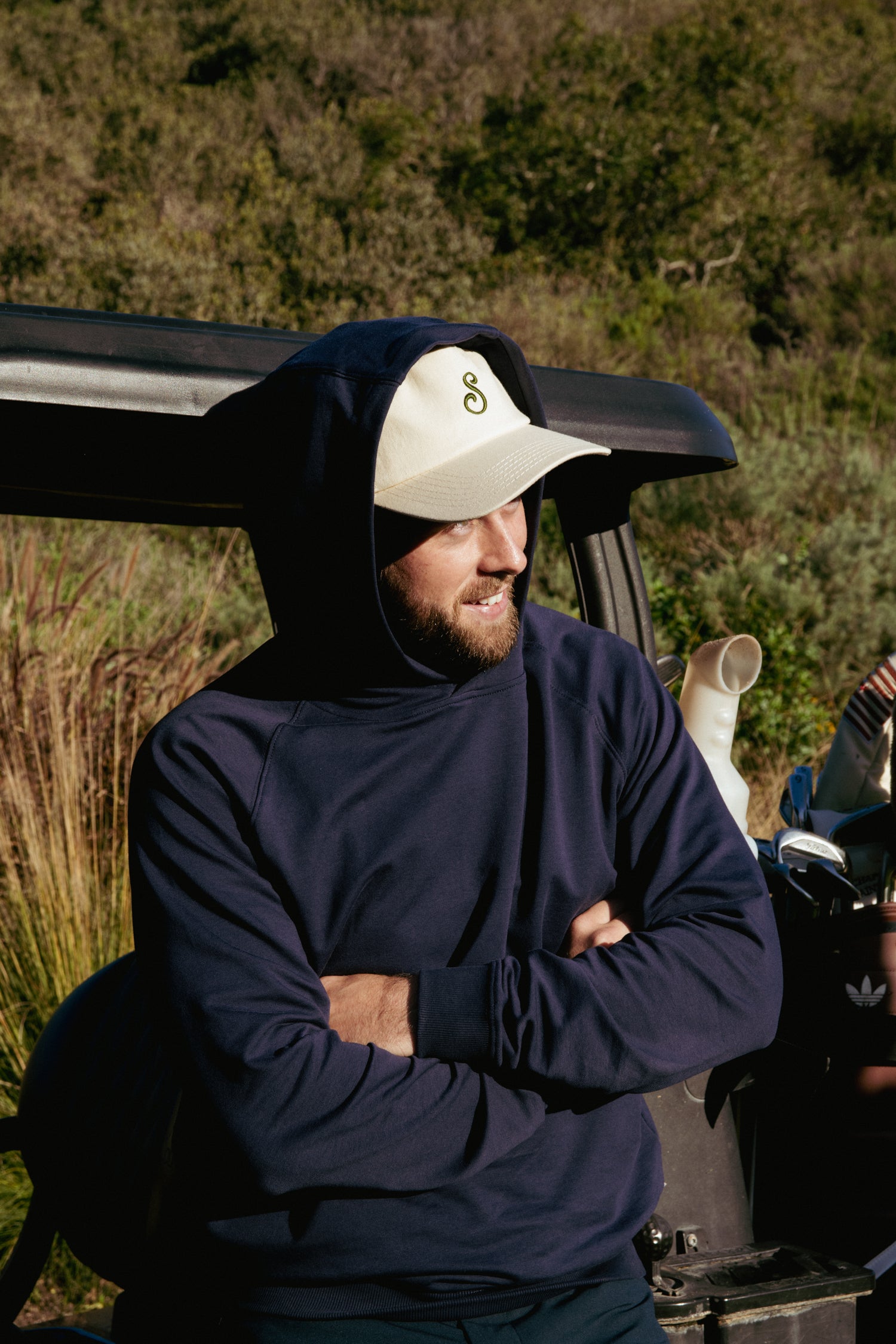 Player Layering Hoodie Navy