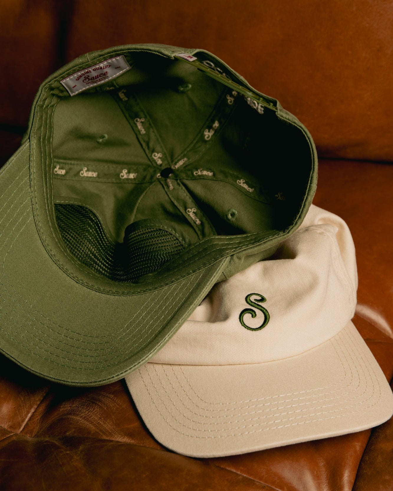 Staple Cap Khaki Hats The Sauce Basics
