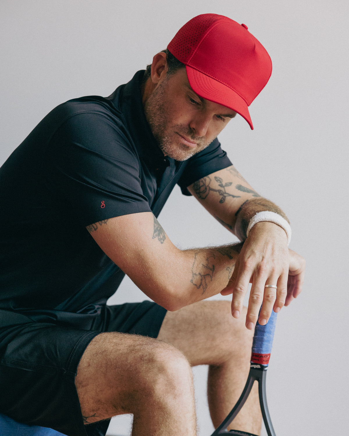 AIRlite SS Performance Polo Black Polos The Sauce Basics