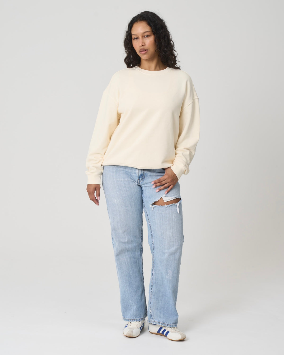 Chilli Unisex Crew Sweater Cream