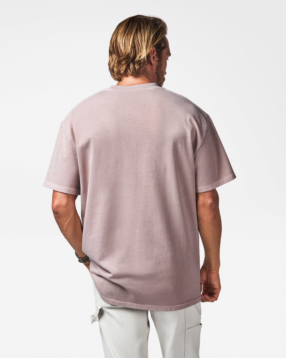 Austin Oversized Tee Dusty Pink Tees The Sauce Basics
