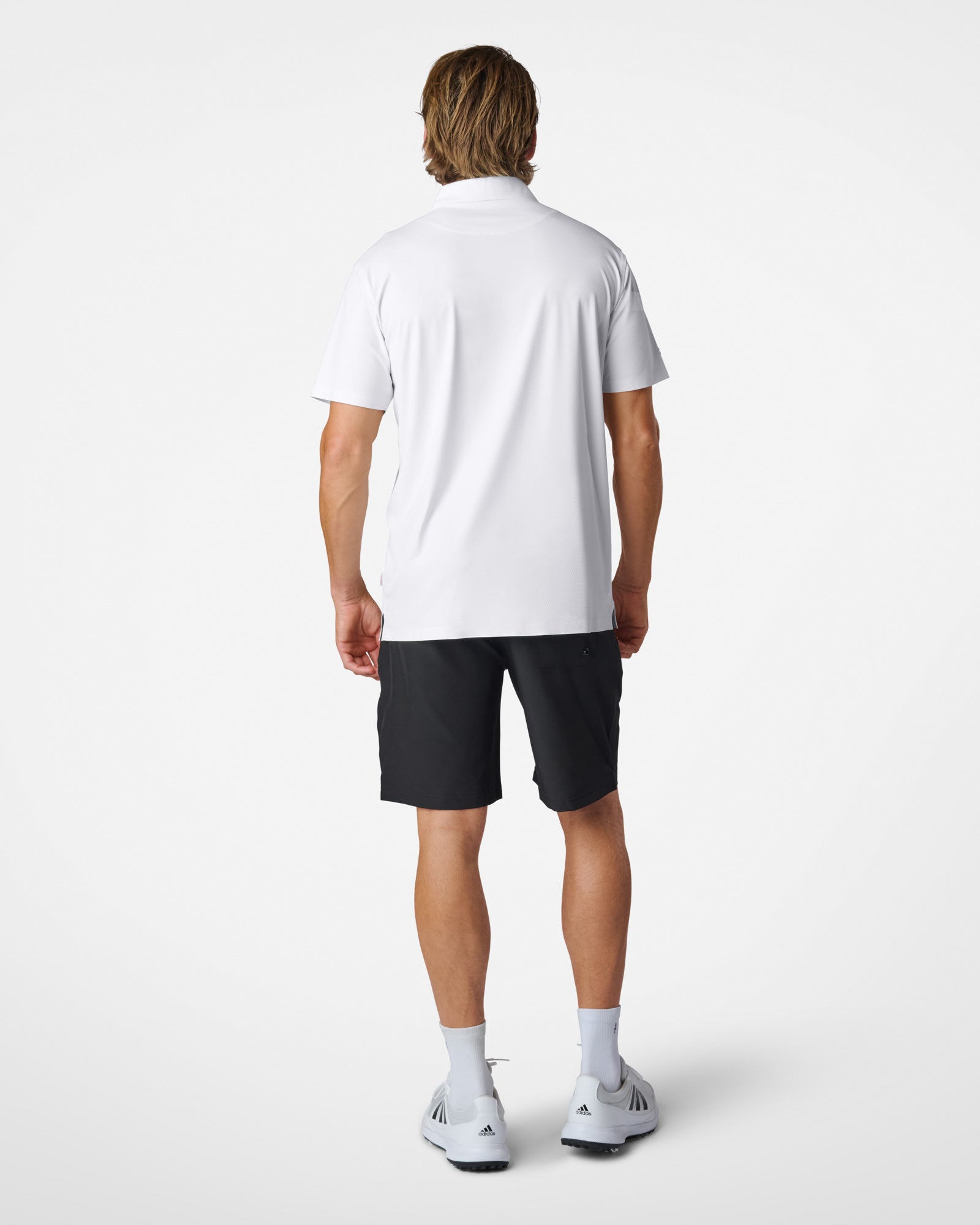AIRite SS Performance Polo White Polos The Sauce Basics