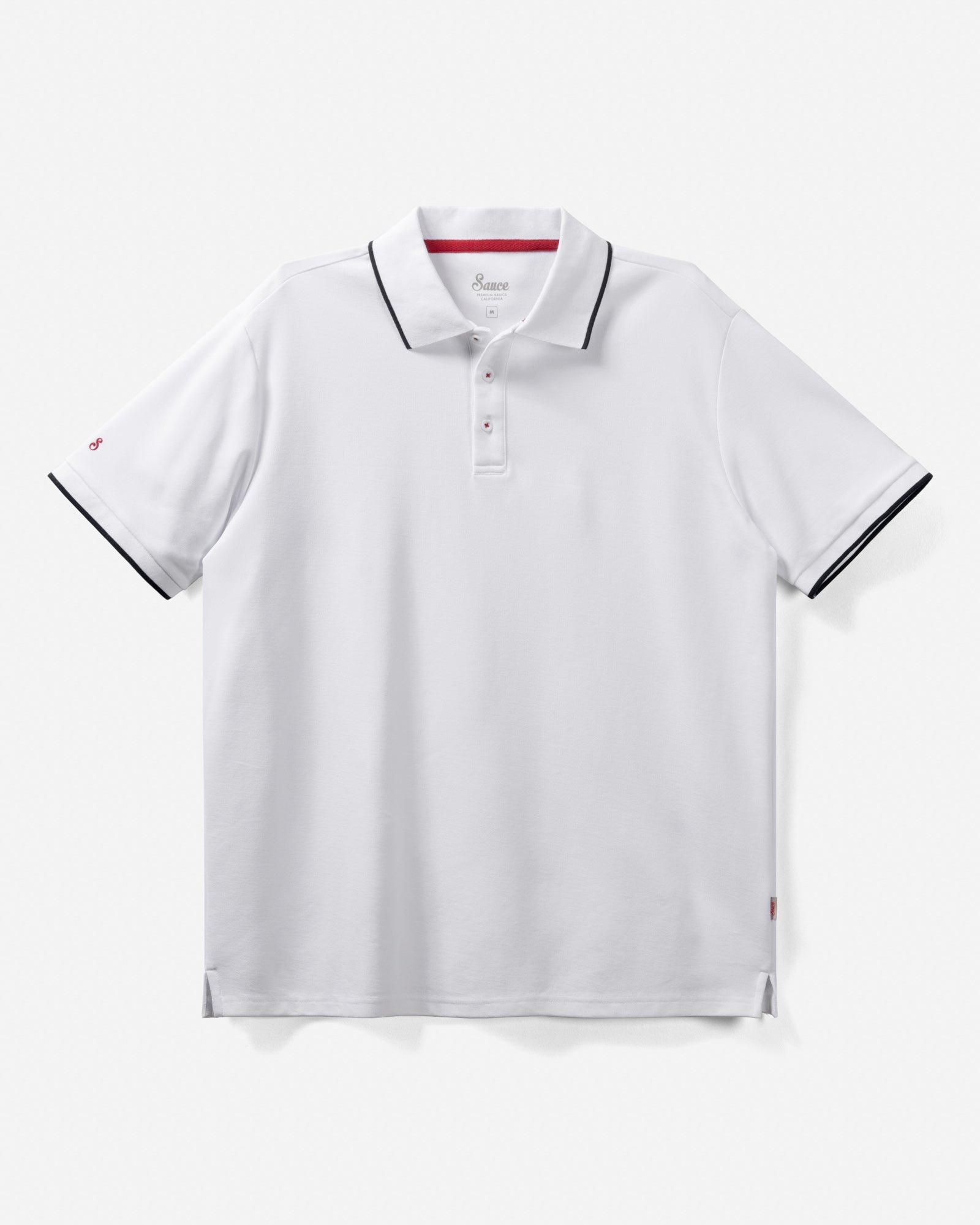 Heritage Classic Polo White Polos The Sauce Basics