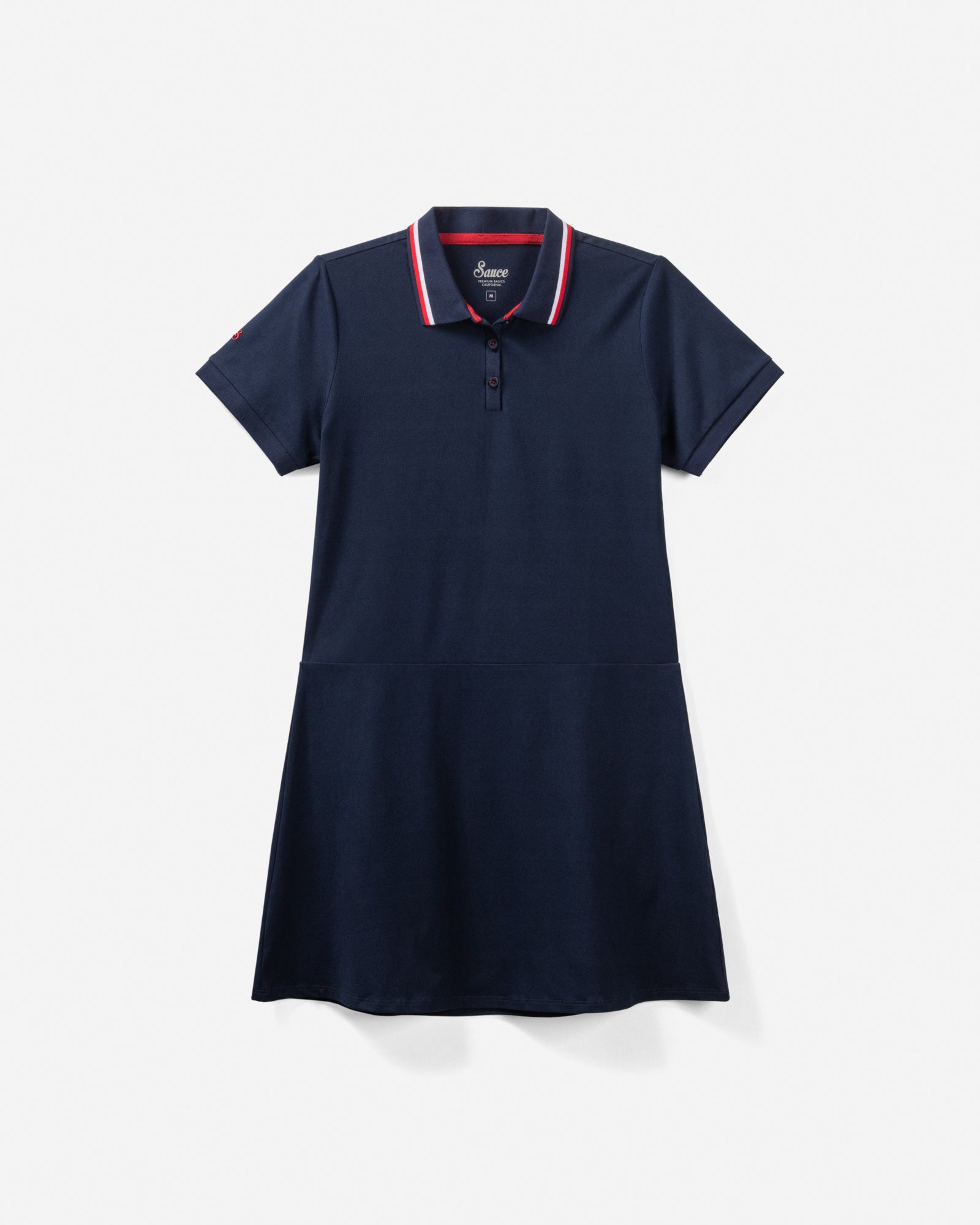 Performance Polo Dress Navy Dresses The Sauce Basics