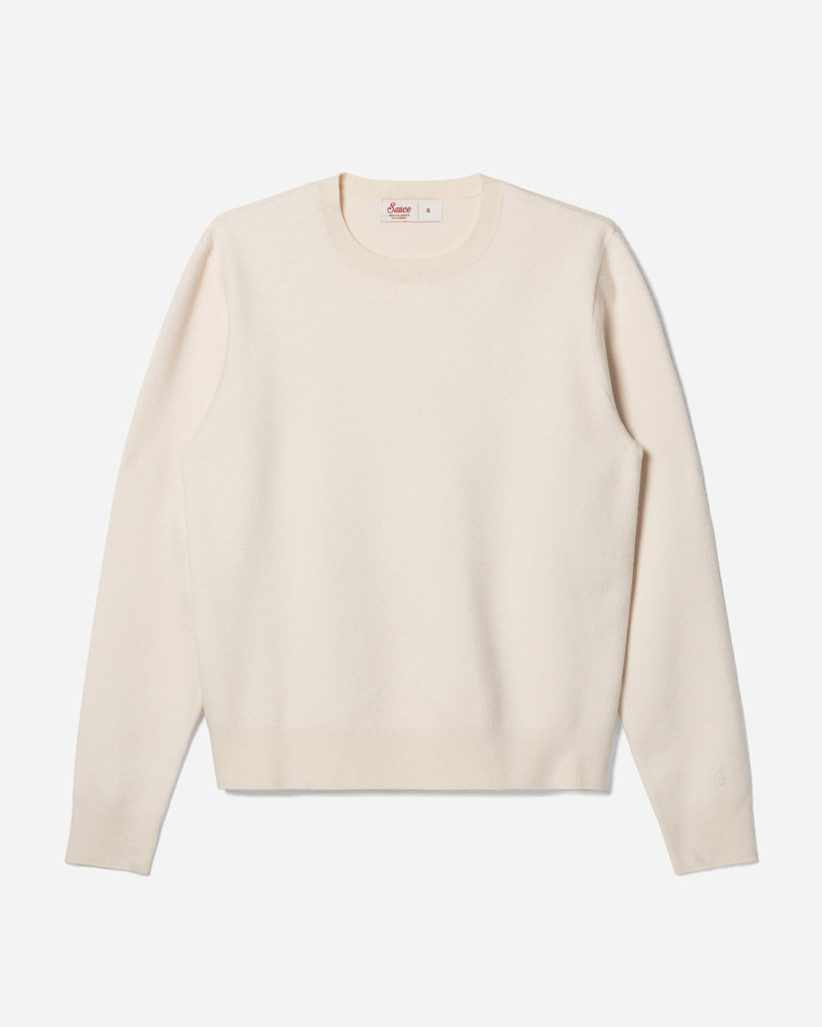 Womens Links Premium Knit Pullover Creme