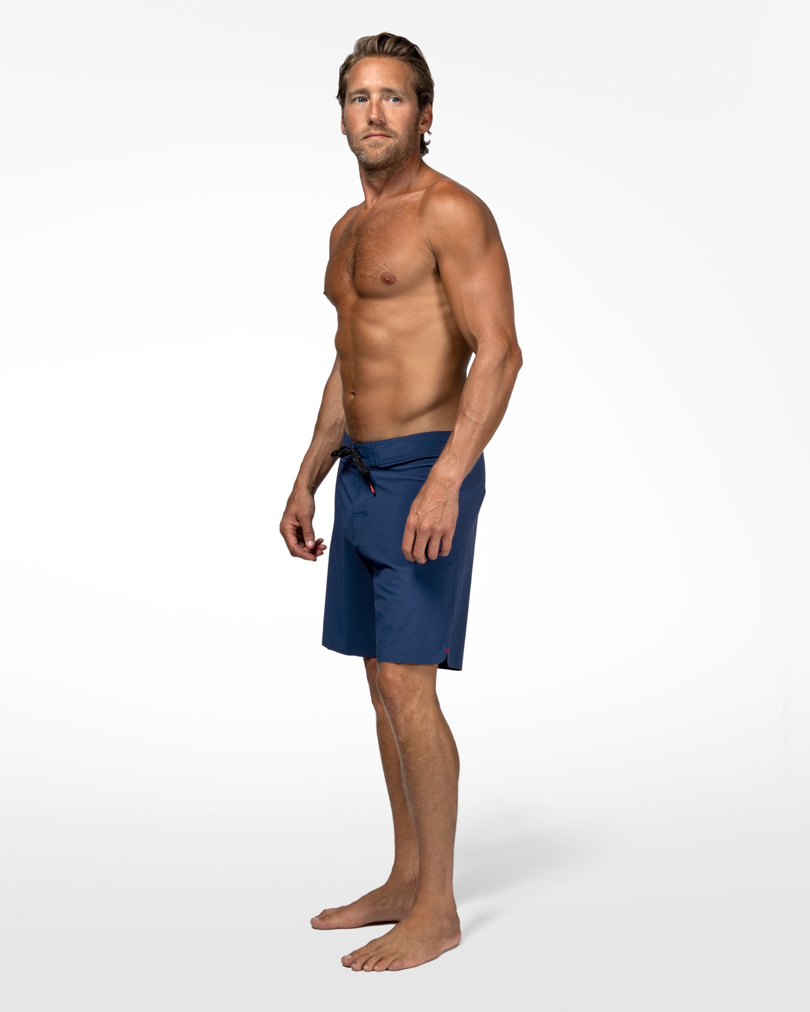 Shore Premium Surf Trunk Navy Trunks The Sauce Basics