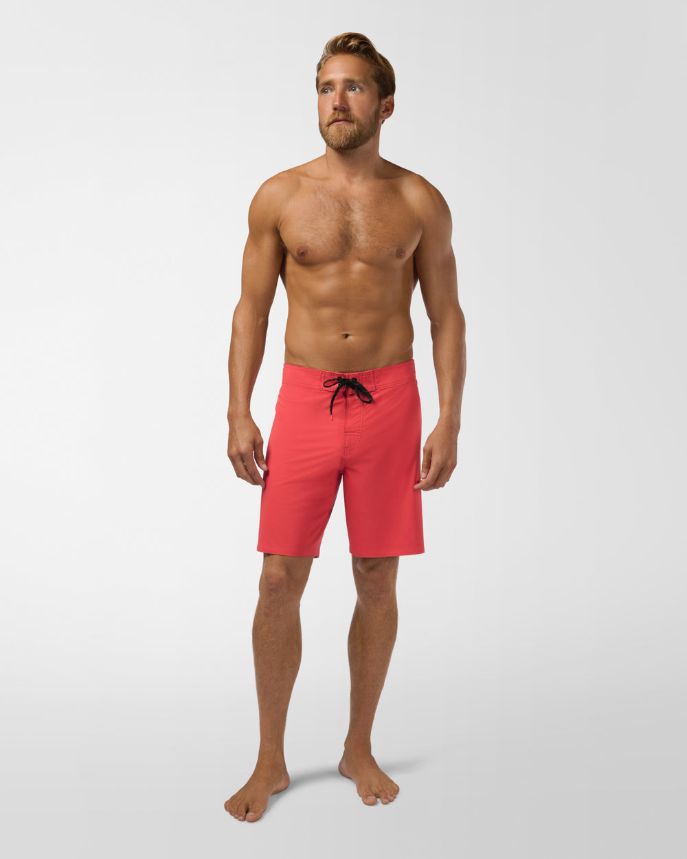 Shore Premium Surf Trunk Red Trunks The Sauce Basics