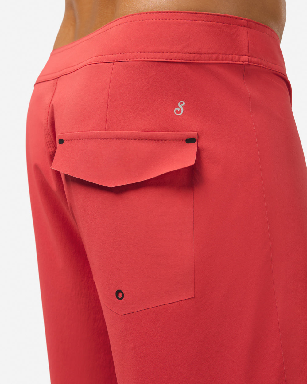 Shore Premium Surf Trunk Red