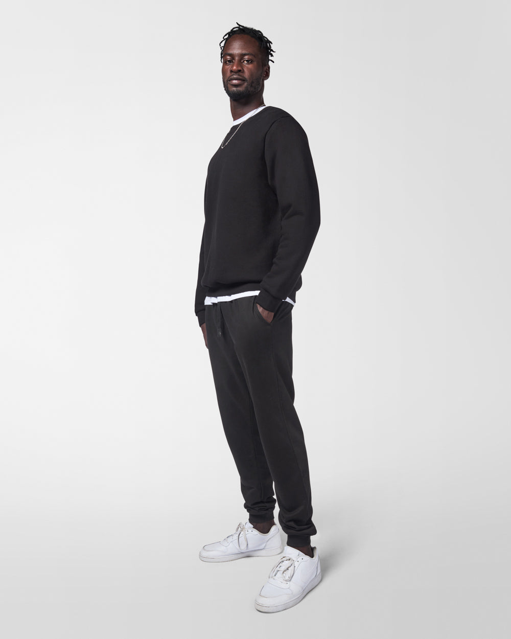 Traveler Premium Jogger Black Sweatpants The Sauce Basics