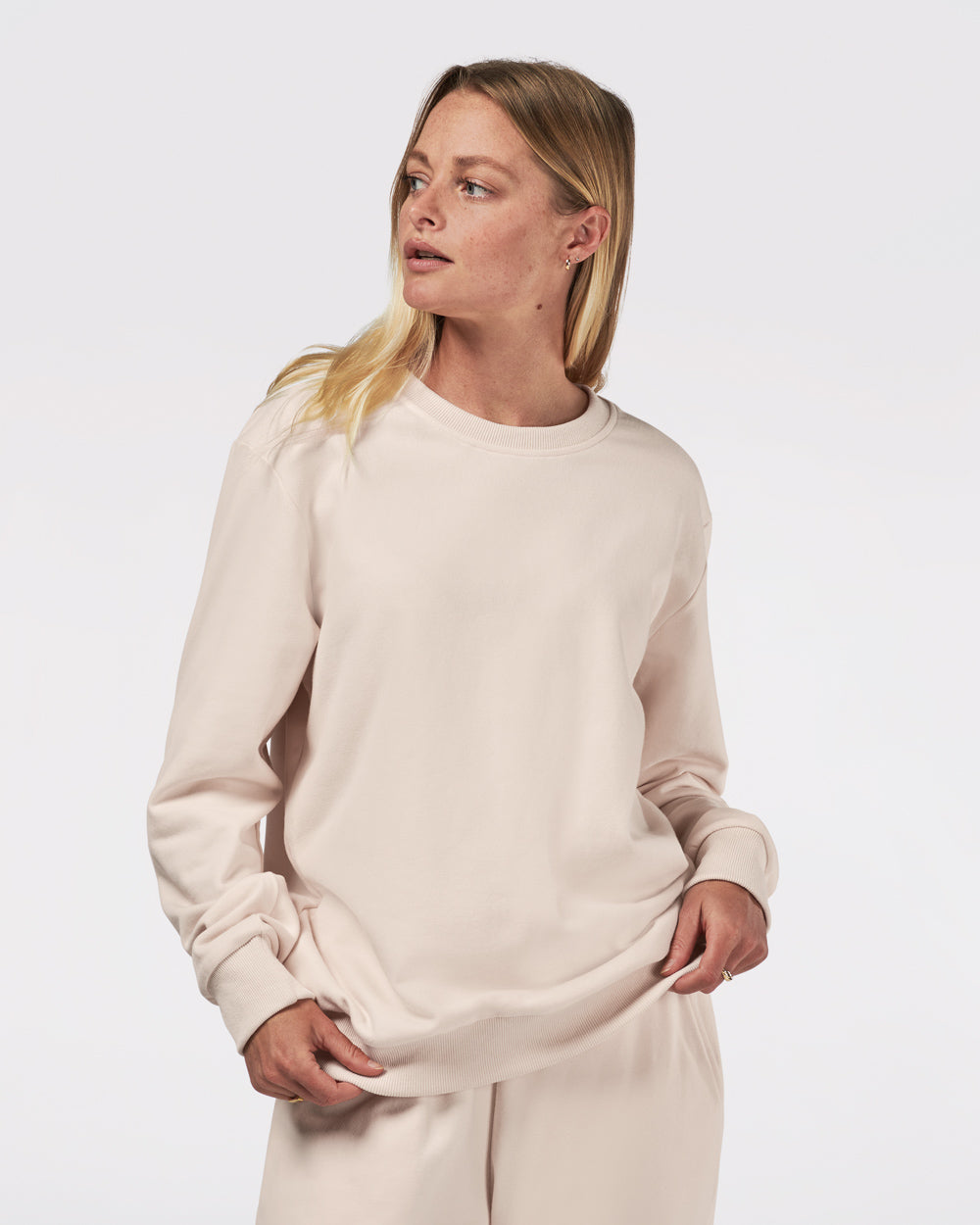 Destination Premium Crew Sweater Bone Crewnecks The Sauce Basics