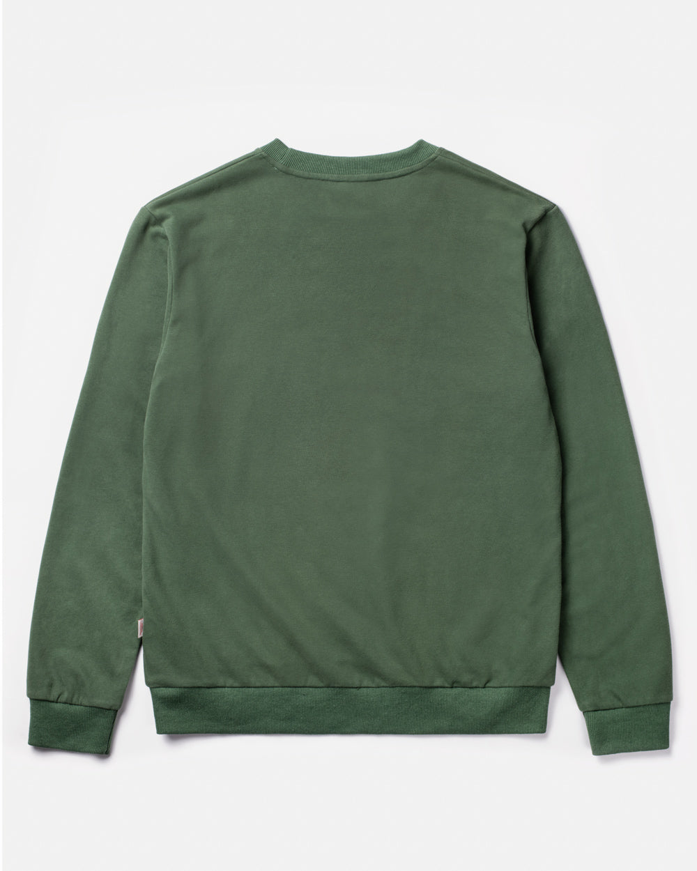 Green sweatshirt on a white background