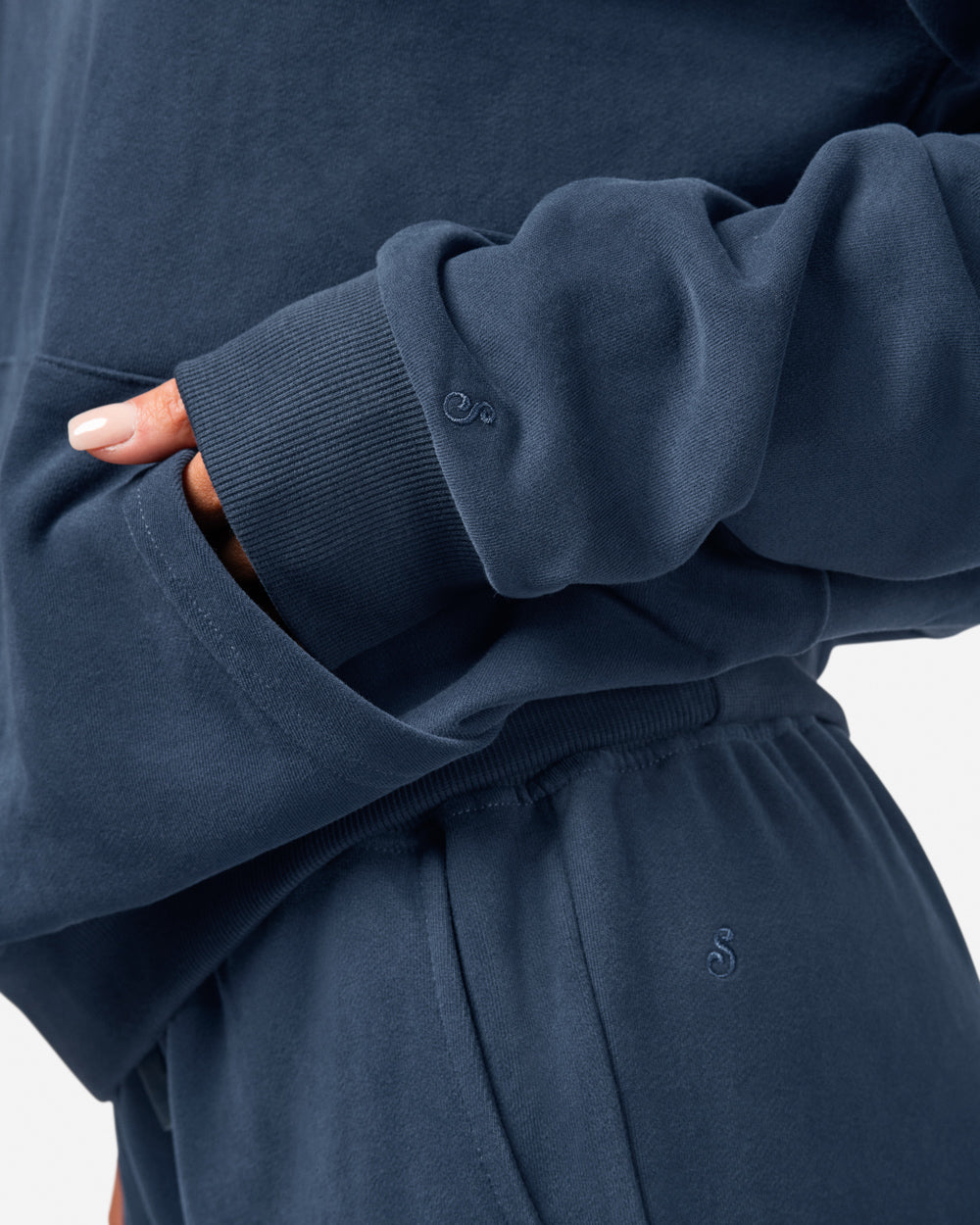 Traveler Premium Hoodie Navy Hoodies The Sauce Basics