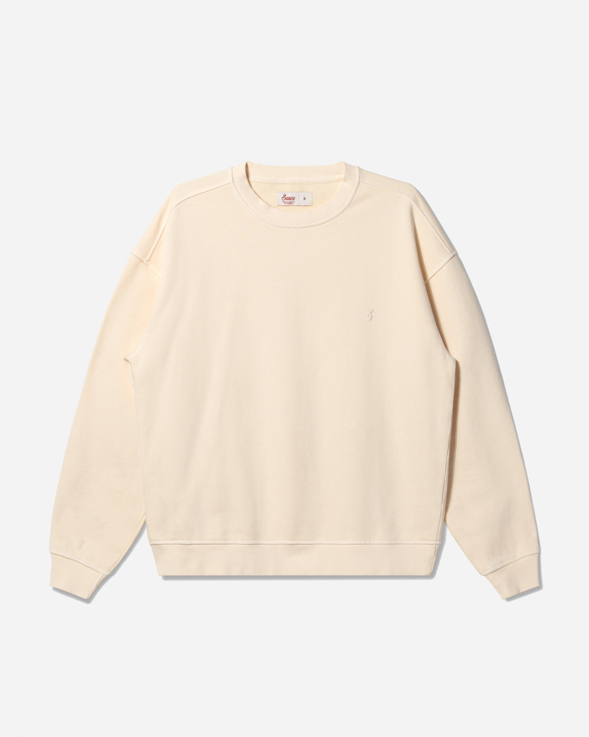 Sauce Sport Unisex Crew Sweater Creme
